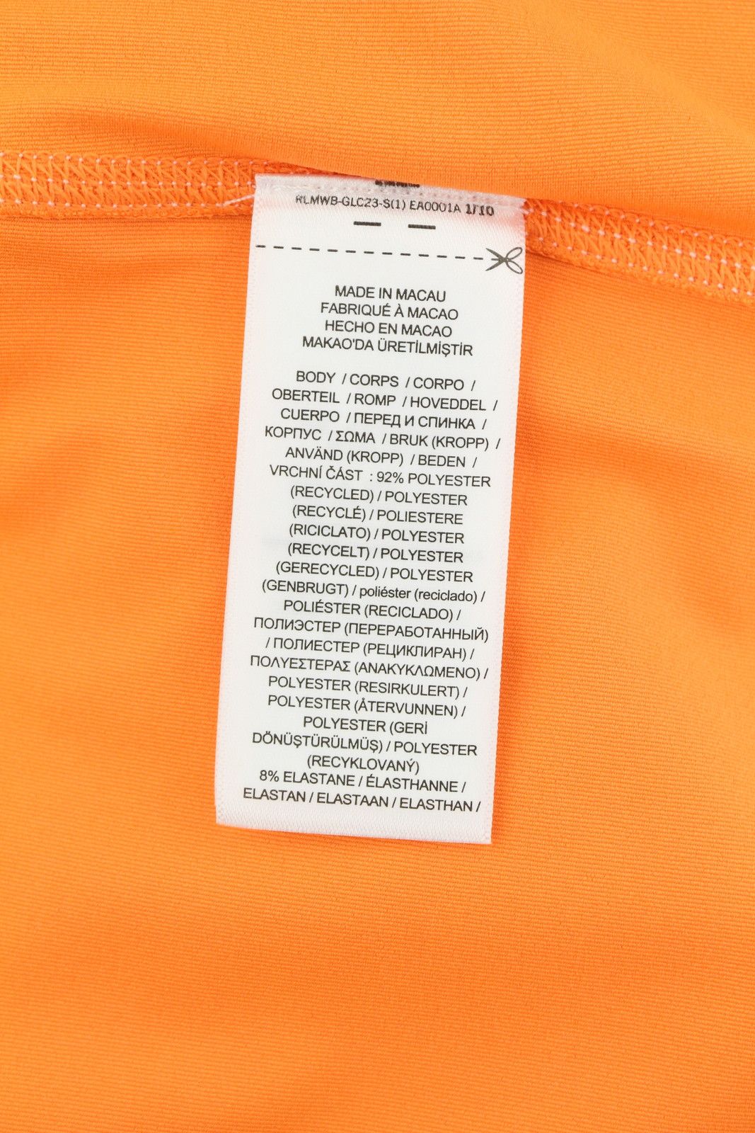 RLX Ralph Lauren GOLF M Orange Zip Sweatshirt 84690 Size M / US 6-8 / IT 42-44 - 9 Thumbnail