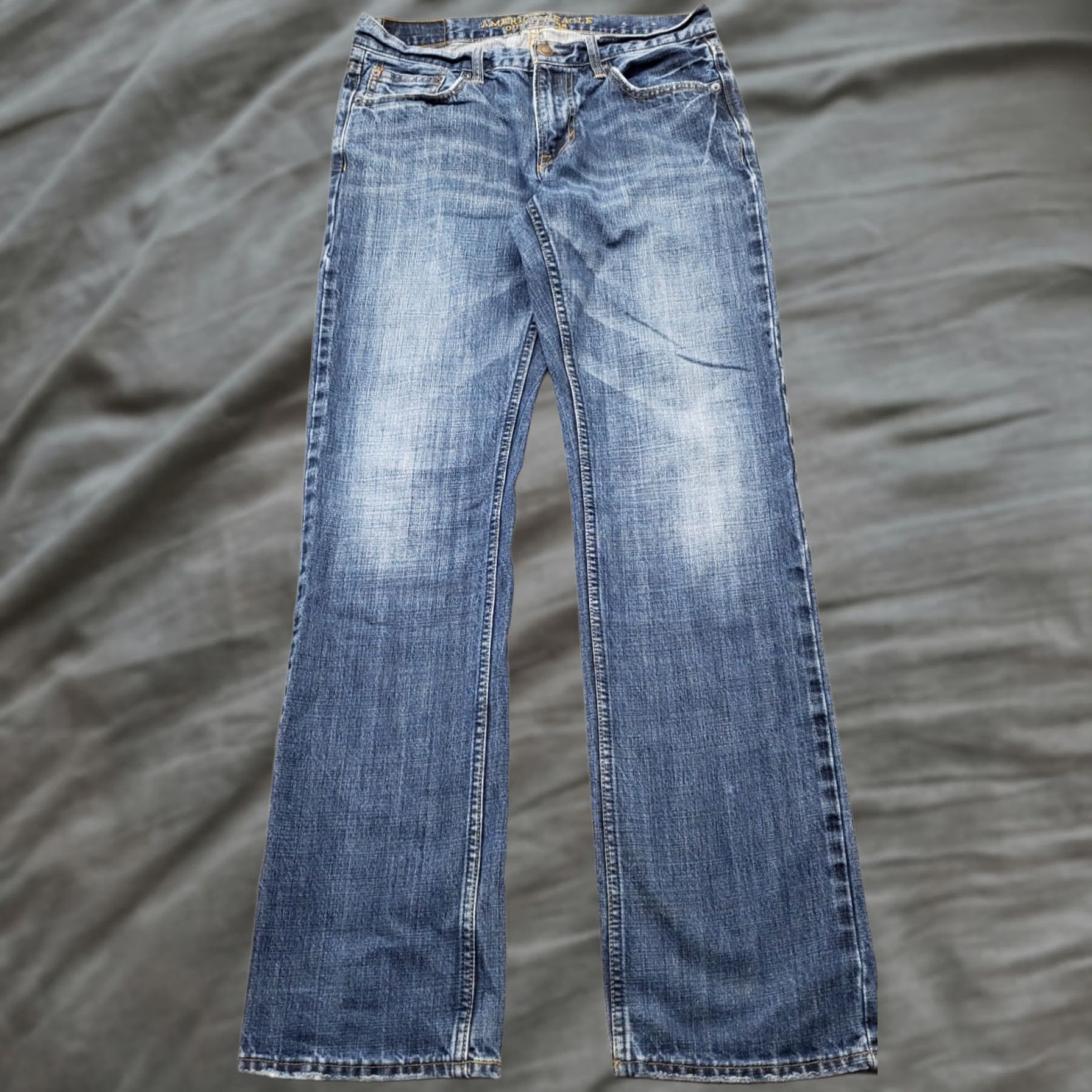 American Eagle Outfitters American Eagle Outfitters Jeans Mens 30x34 Blue Denim Straight Leg 5-Pocket Comfort Regular Mens Size 30 Blue Denim Jeans SKU F51260 Size US 30 / EU 46 - 1 Thumbnail