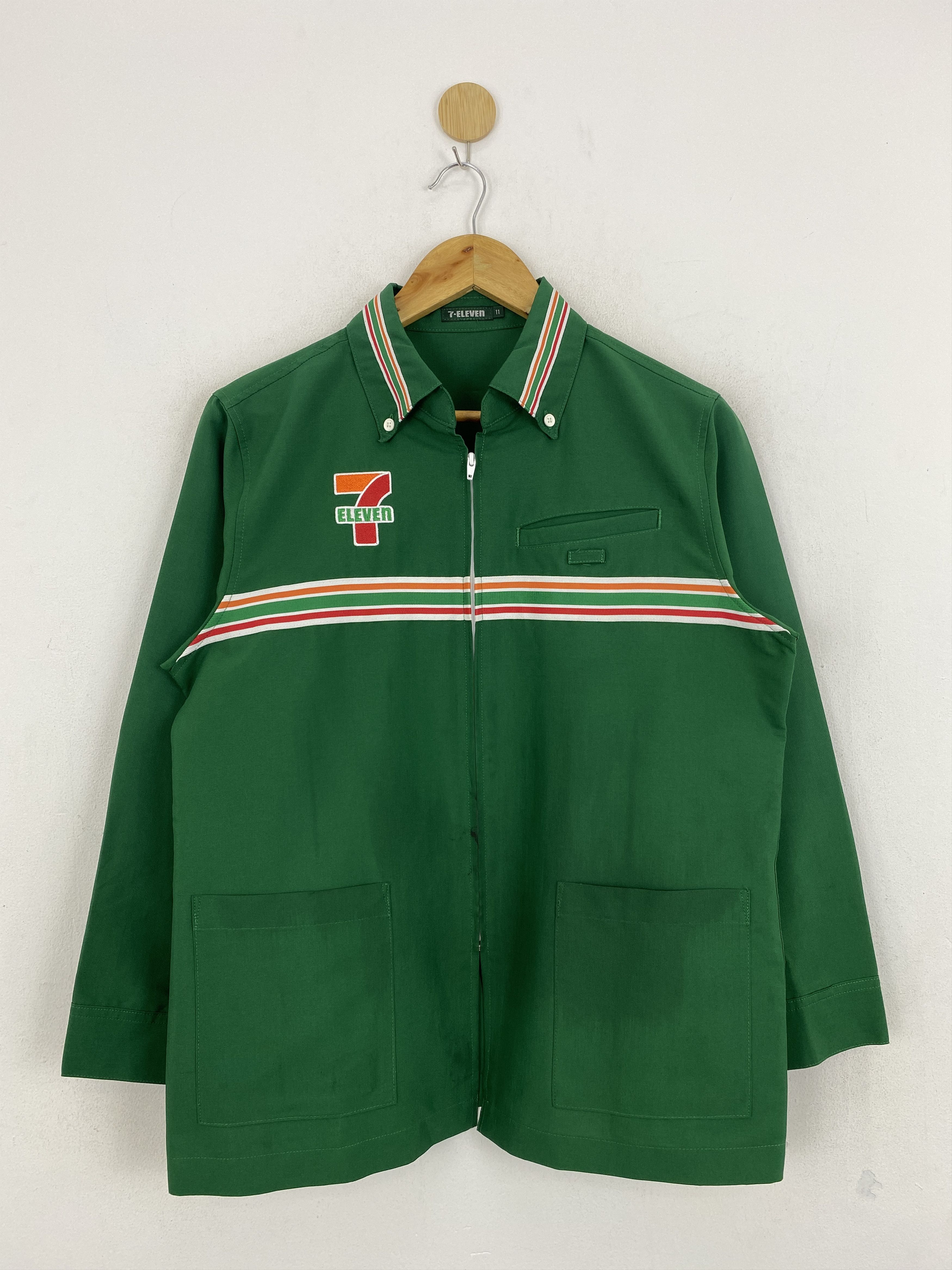 Vintage Vintage 7-Eleven Workwear Zipper Jacket J1912 Size US M / EU 48-50 / 2 - 1 Thumbnail