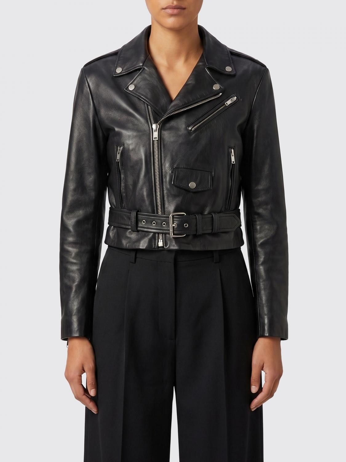 Saint Laurent Paris Saint Laurent Jacket Woman Black Size XS / US 0-2 / IT 36-38 - 1 Thumbnail