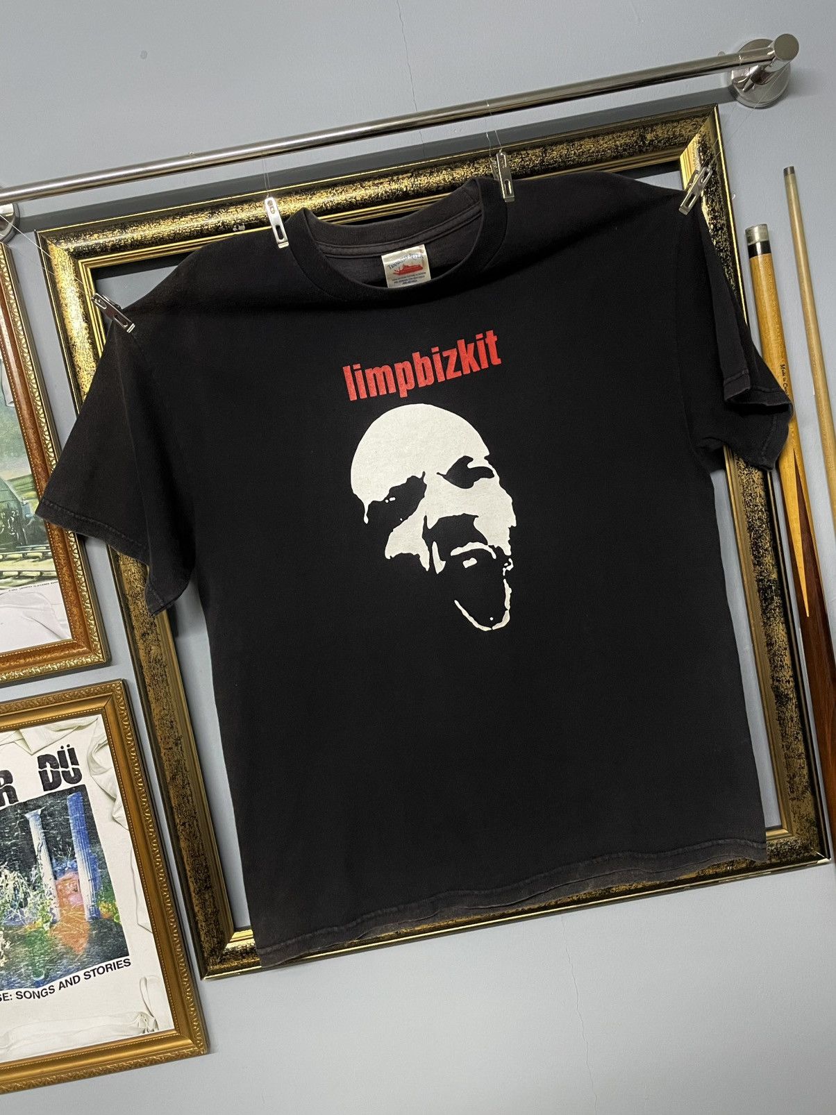 Band Tees Vintage Original Limpbizkit Screaming Face Sunfaded Tshirt Size US L / EU 52-54 / 3 - 2 Thumbnail