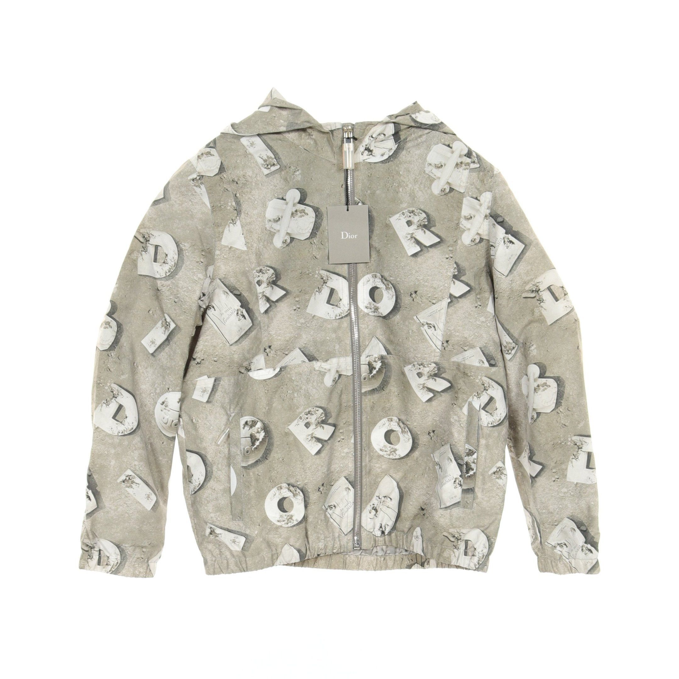 Dior Dior Zip Up Hoodie Blouson Logo Nylon Gray Kids Size ONE SIZE - 1 Thumbnail