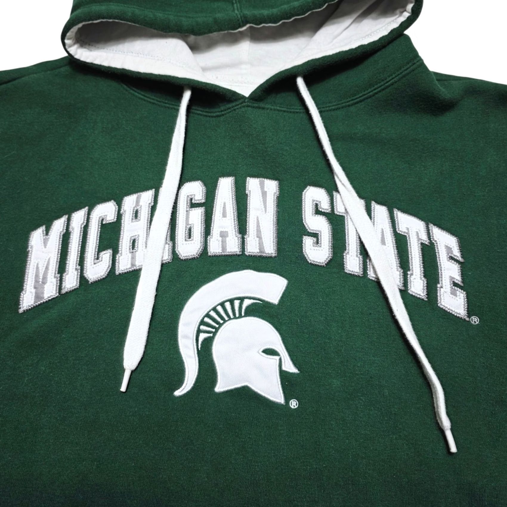 Vintage VINTAGE Michigan State Spartans Sweatshirt Hoodie MSU E5 Adults Large Green Nike? Size US L / EU 52-54 / 3 - 2 Thumbnail
