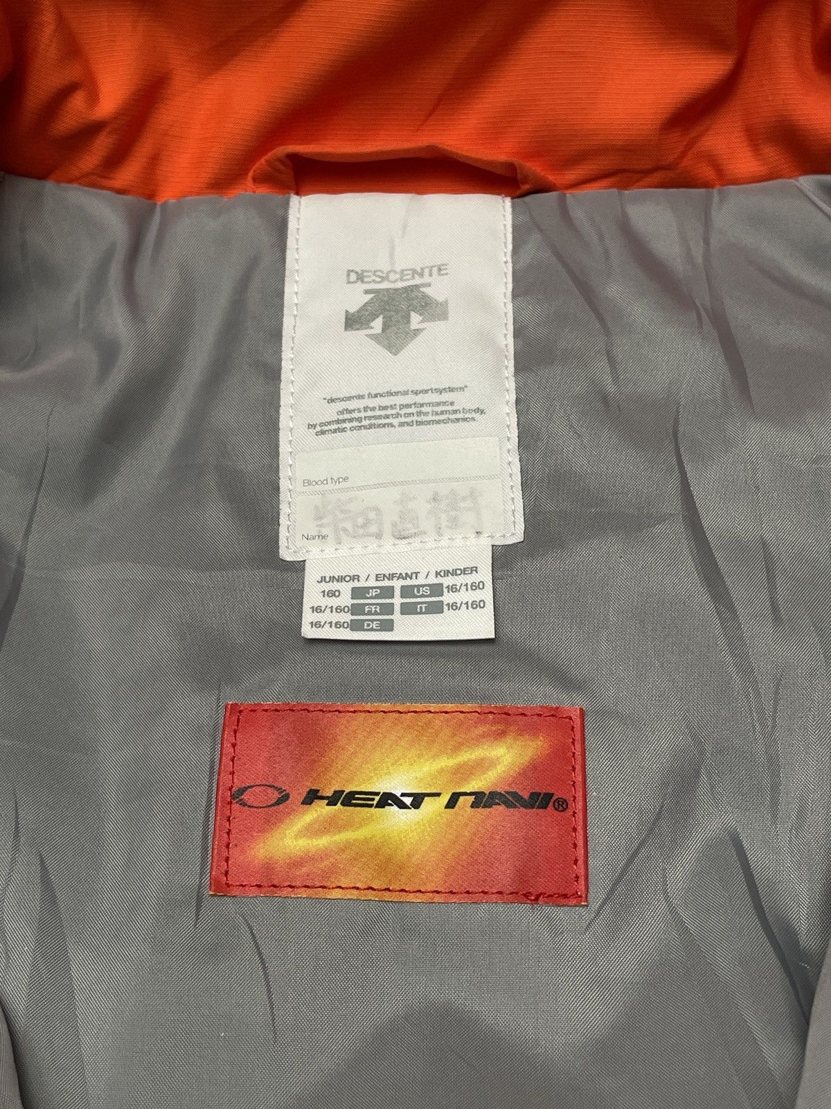 Descente × Vintage Vintage Brand Descente Heat Navy Ski Jacket 1990s Size US S / EU 44-46 / 1 - 9 Thumbnail