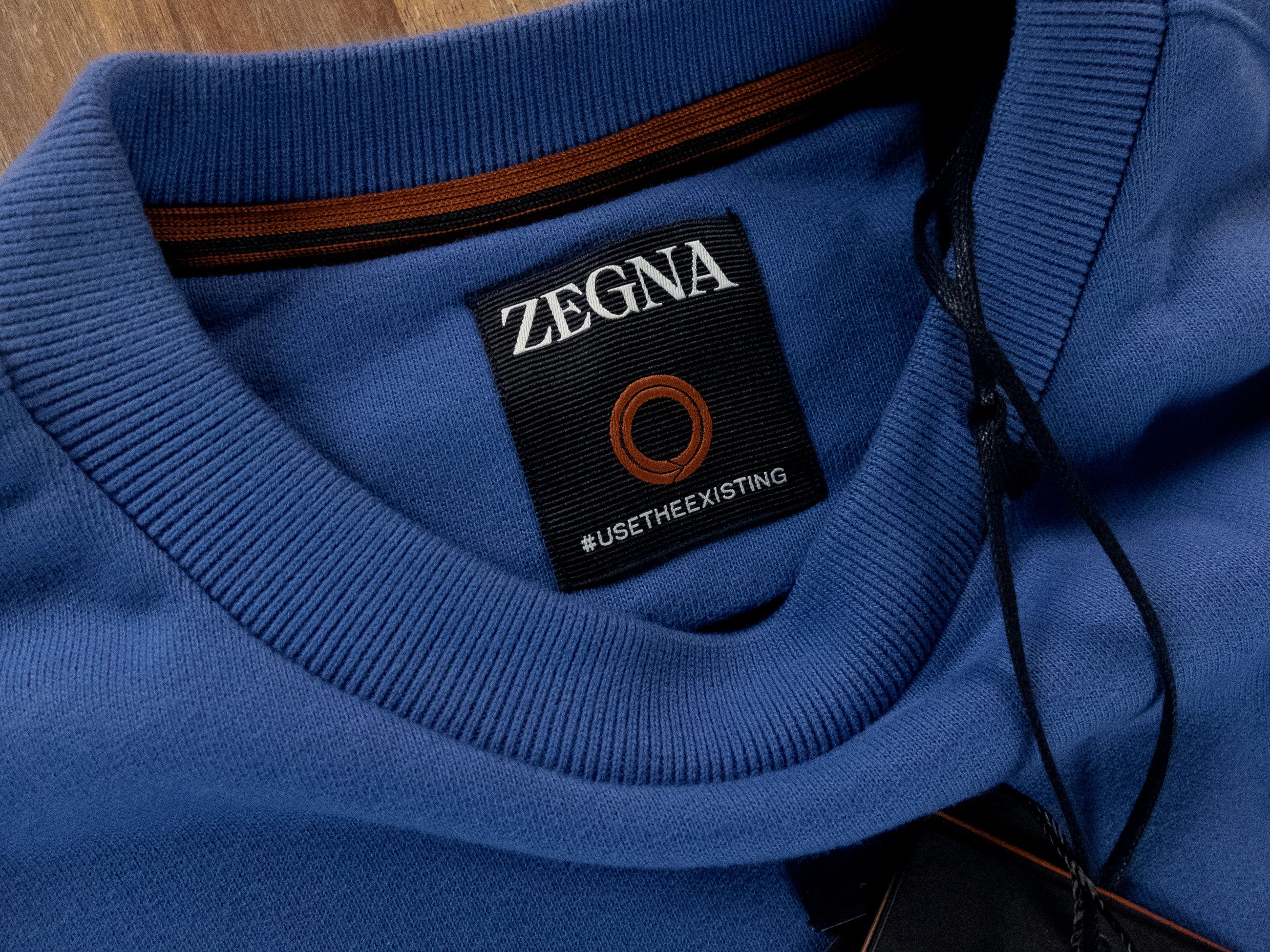 Ermenegildo Zegna ZEGNA blue regular fit sweatshirt Small Medium / 48 Size US M / EU 48-50 / 2 - 5 Thumbnail