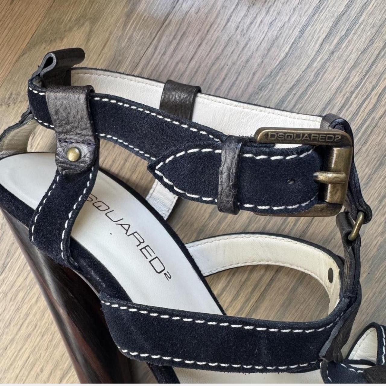 Dsquared2 Dsquared2 black leather and suede platform heels. Size 9-9.5 Size US 9.5 / IT 39.5 - 8 Thumbnail