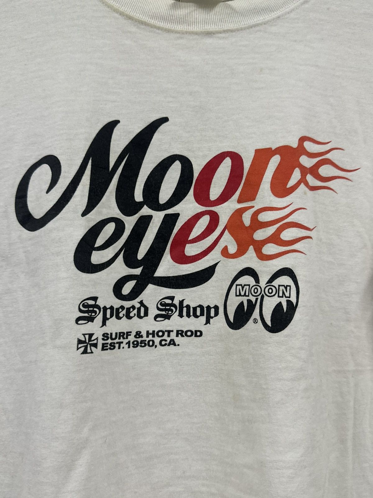 Vintage Vintage 90’s Mooneyes Speed Shop T-Shirt Size US S / EU 44-46 / 1 - 8 Thumbnail