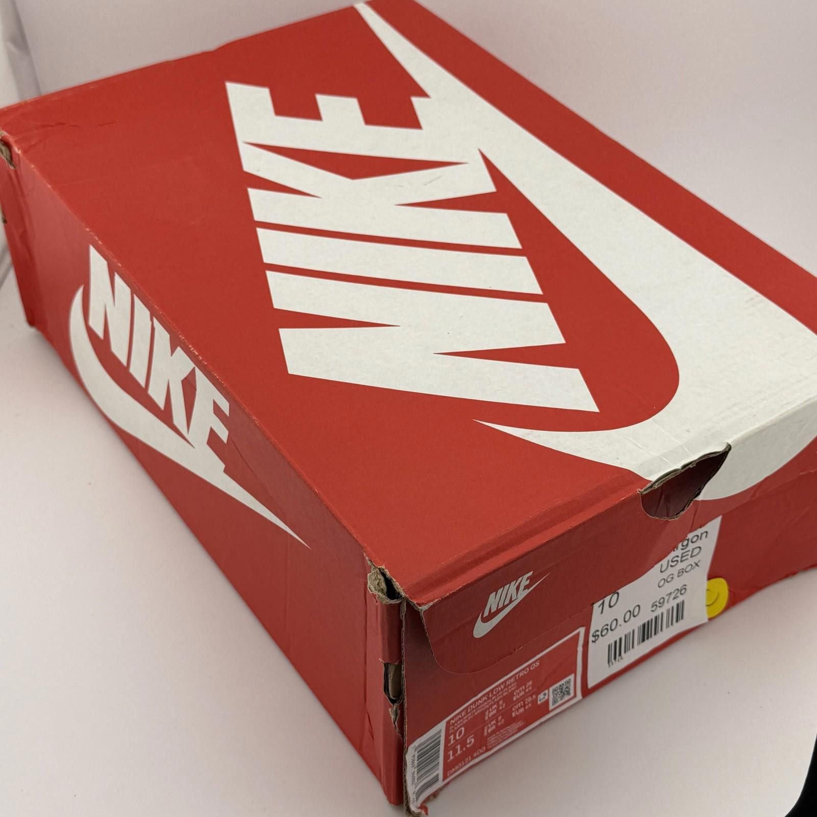 Nike Nike Dunk Low Argon Blue Flash US 10 Used OG Box Size US 10 / EU 43 - 6 Thumbnail