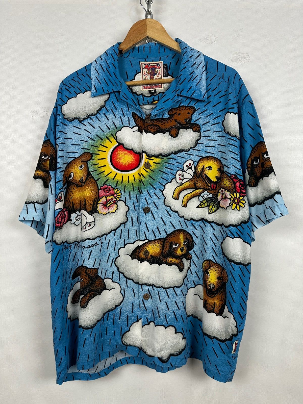Mambo Vintage Mambo Loud Puppies by Reg Mombasaa 01 Hawaiian Shirt Size US M / EU 48-50 / 2 - 1 Thumbnail