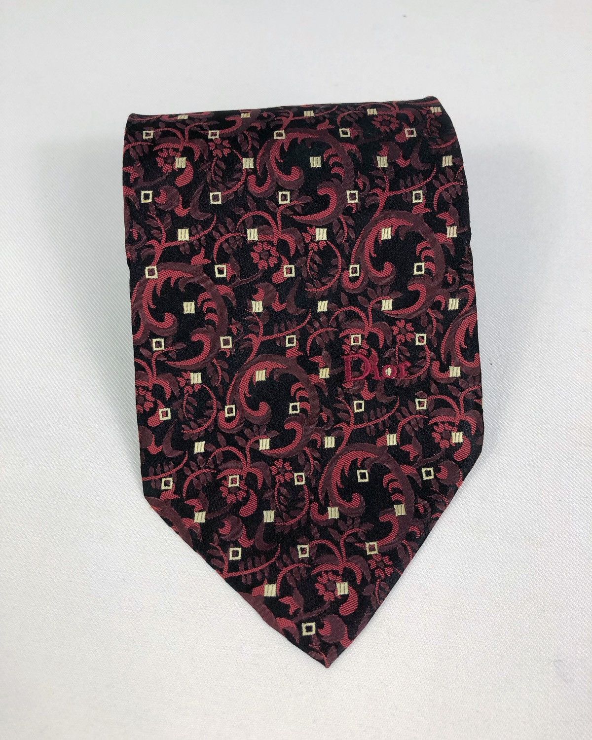 Christian Dior Monsieur Rare Vintage Christian Dior Monsieur Silk Tie Size ONE SIZE - 1 Thumbnail