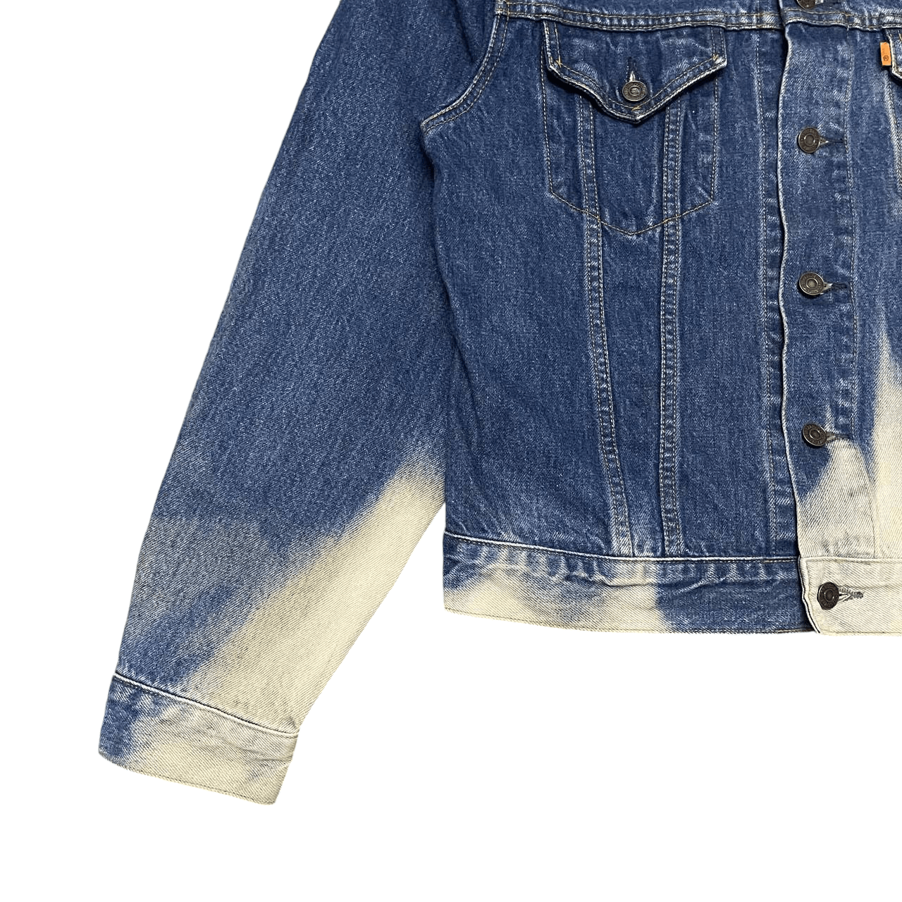 Levi's Vintage Levis Orange Single R Denim Trucker Jacket Size US M / EU 48-50 / 2 - 3 Thumbnail