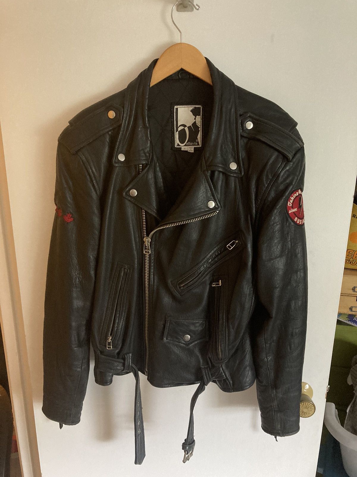 Hard Rock Cafe Hard Rock Cafe Vintage Punk Leather Jacket Size US S / EU 44-46 / 1 - 1 Thumbnail