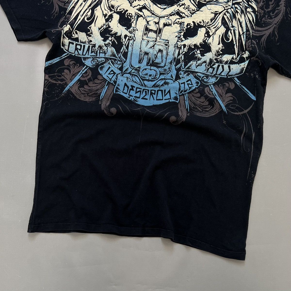 Affliction × Ecko Unltd. × Vintage Ecko Unltd x MMA Cyber Reversed Logo T Shirt Size L Size US L / EU 52-54 / 3 - 10 Thumbnail