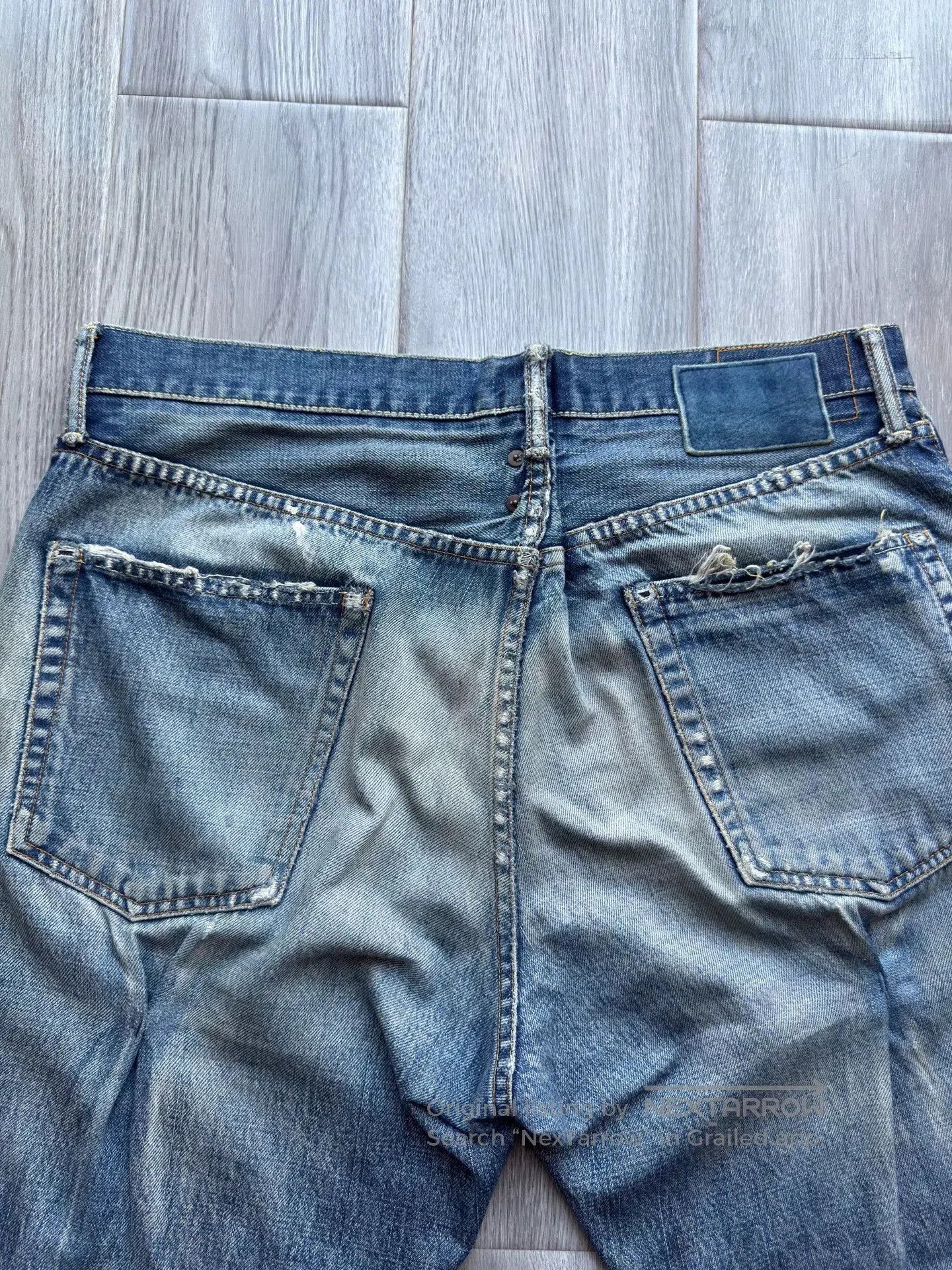 Visvim visvim 19ss Distressed Blue Jeans. Size US 36 / EU 52 - 4 Thumbnail