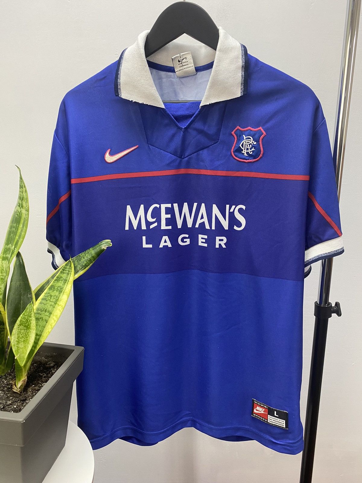 Glasgow Rangers 1997-1999 Home Jersey Football Shirt Soccer