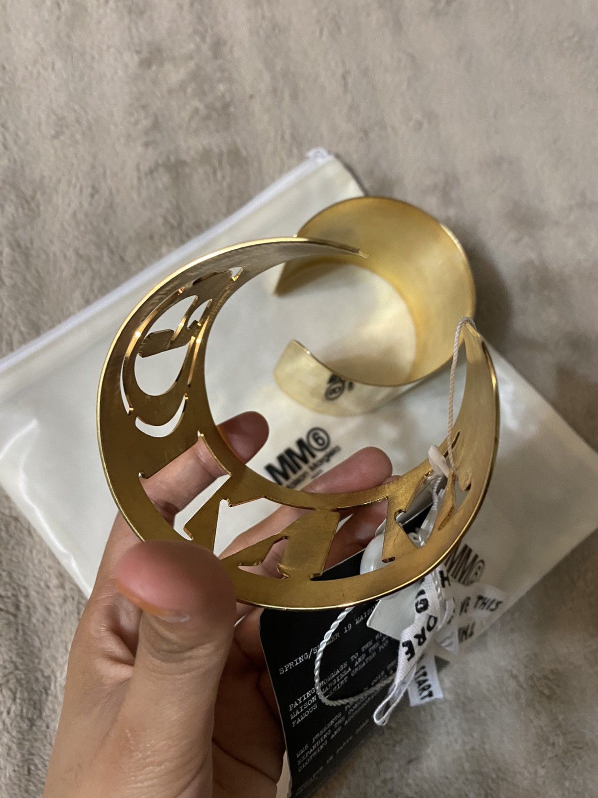 Maison Margiela MM6 Maison Martin Margiela x OTB Arm Cuff Set Bracelet Size ONE SIZE - 4 Thumbnail