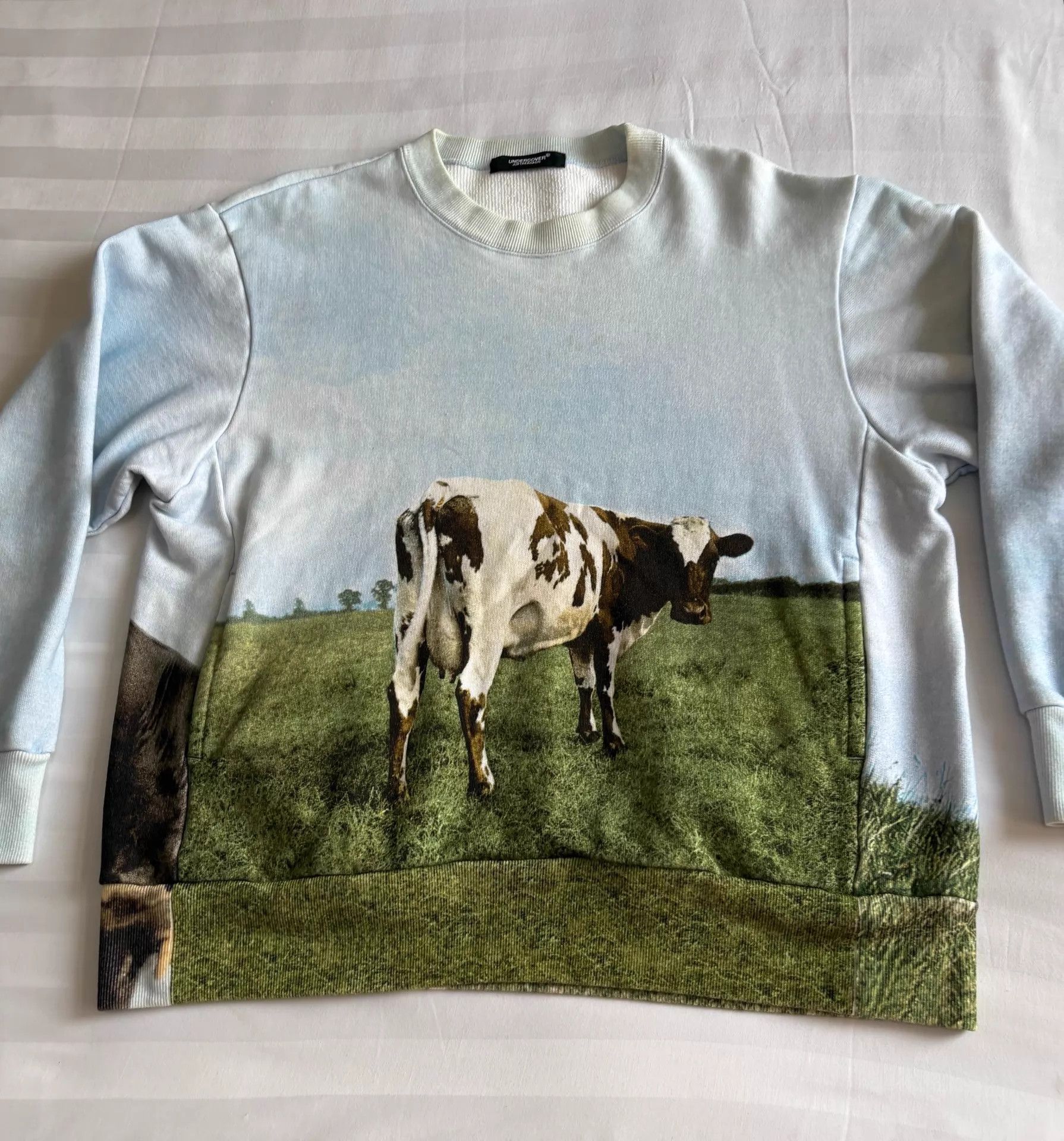 Undercover Undercover Cow Print (Pink Floyd AHM) Sweatshirt Size 2 Size US M / EU 48-50 / 2 - 5 Thumbnail