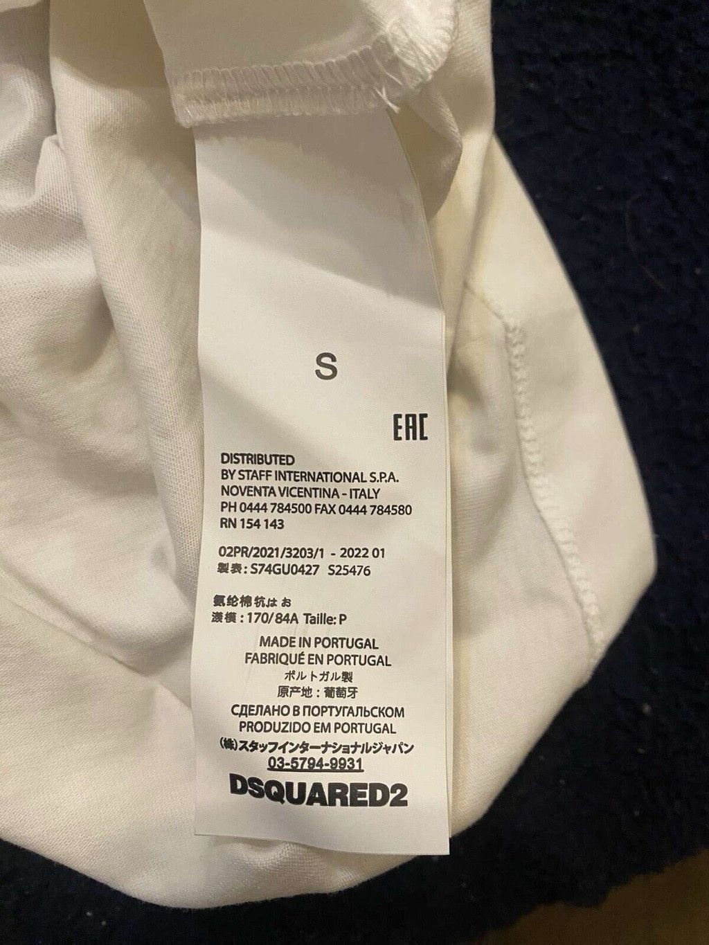 Dsquared2 White Dsquared2 Top/T-shirt Size US S / EU 44-46 / 1 - 5 Thumbnail