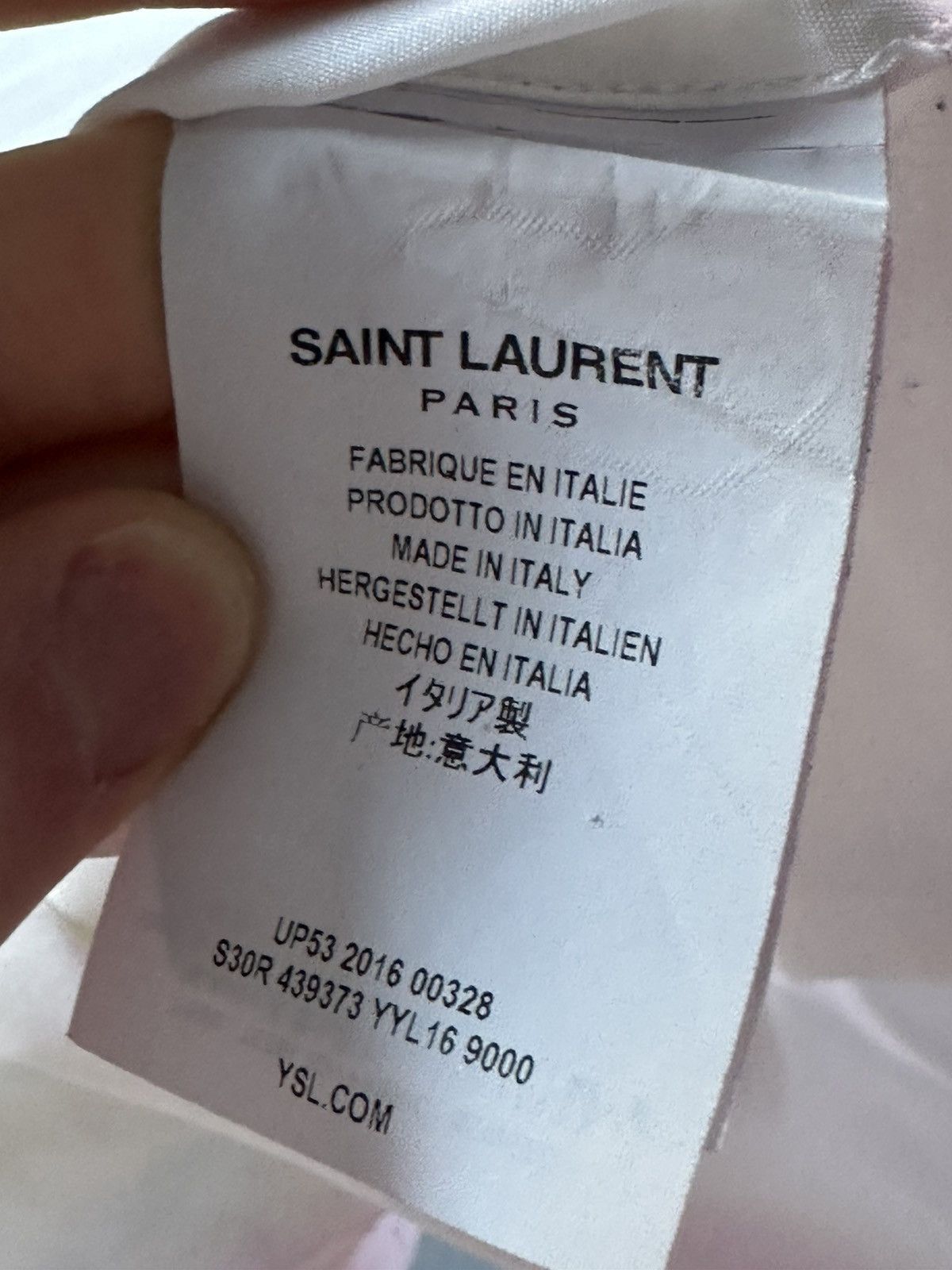 Saint Laurent Paris Saint Laurent button up shirt Hedi Slimane Size US M / EU 48-50 / 2 - 4 Thumbnail