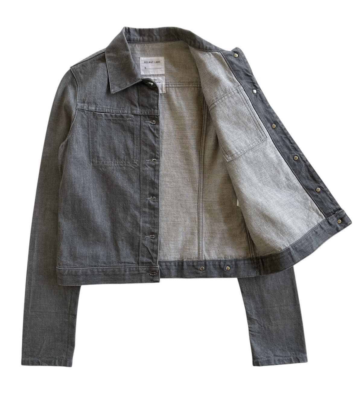Helmut Lang SS2004 Helmut Lang Slim 2 Pocket Turn Up Denim Jacket Size S / US 4 / IT 40 - 9 Thumbnail