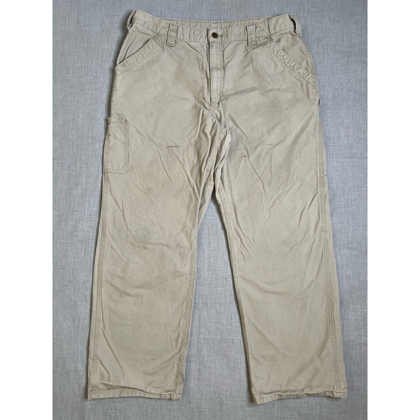 Carhartt Carhartt Original Dungaree Fit Carpenter Work Pants 38x32 Size US 38 / EU 54 - 2 Thumbnail