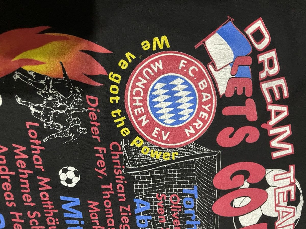 Other 90s Bayern Munchen Tour Distressed Glued Tee Size US L / EU 52-54 / 3 - 17 Thumbnail