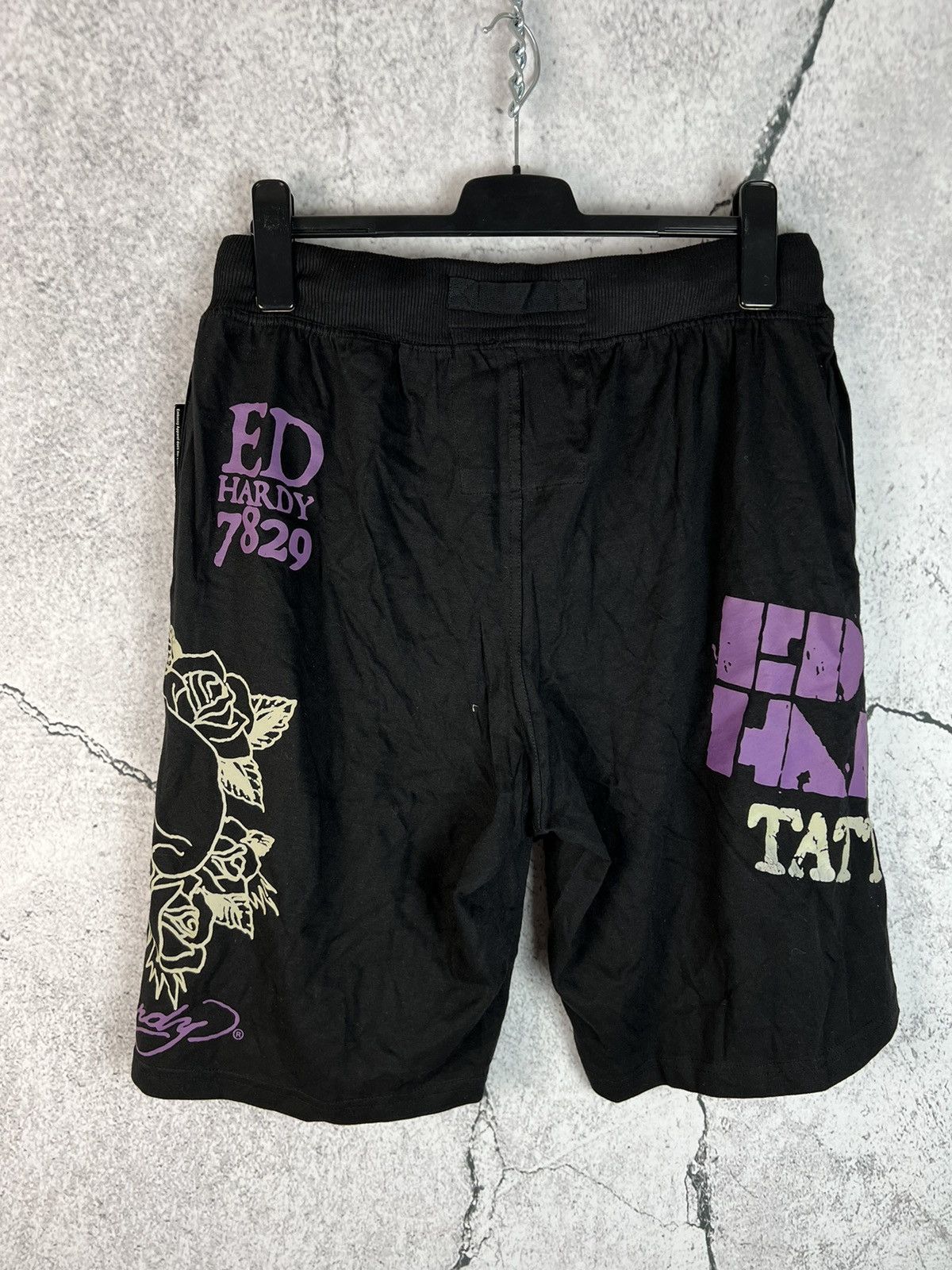 Ed Hardy Ed hardy x Christian Audigier faded y2k shorts Size US 32 / EU 48 - 2 Thumbnail