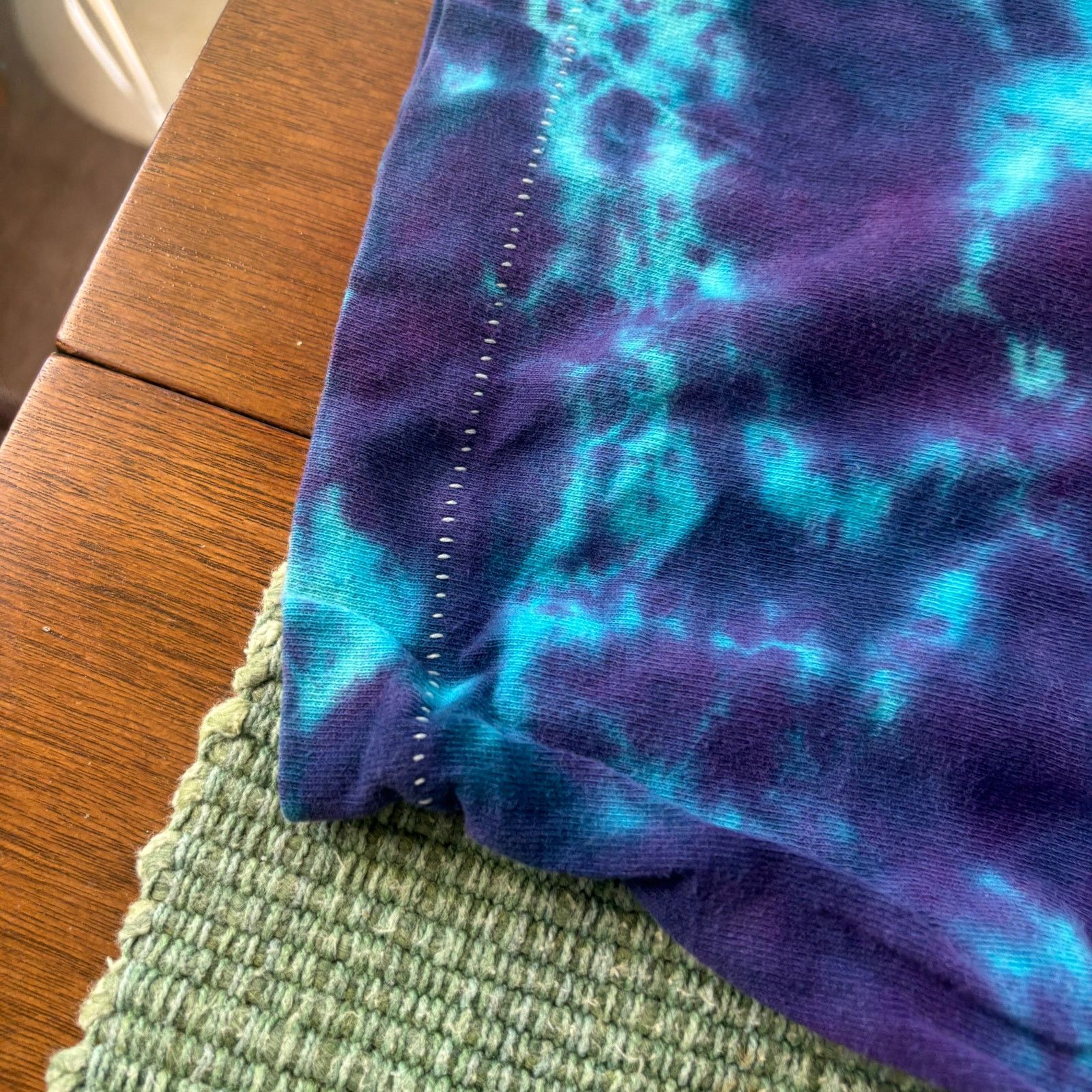 Fruit Of The Loom × Vintage Vintage 1990s Tie Dye Single Stitched Hippie Art Tee Sz XXL Size US XXL / EU 58 / 5 - 4 Thumbnail