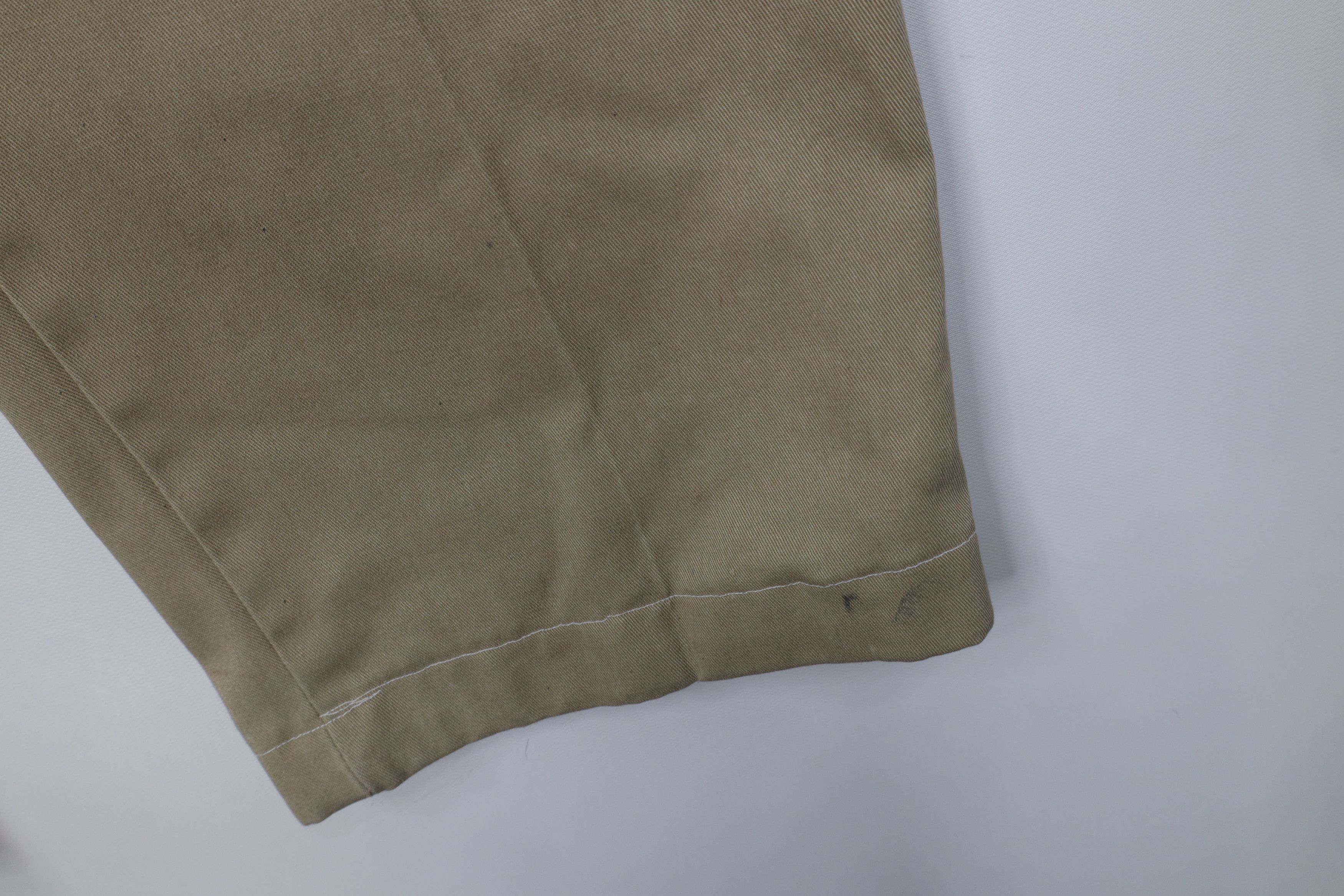 Dickies Vintage 90s Dickies Loose Fit Wide Leg Pants Beige USA Size US 34 / EU 50 - 5 Thumbnail