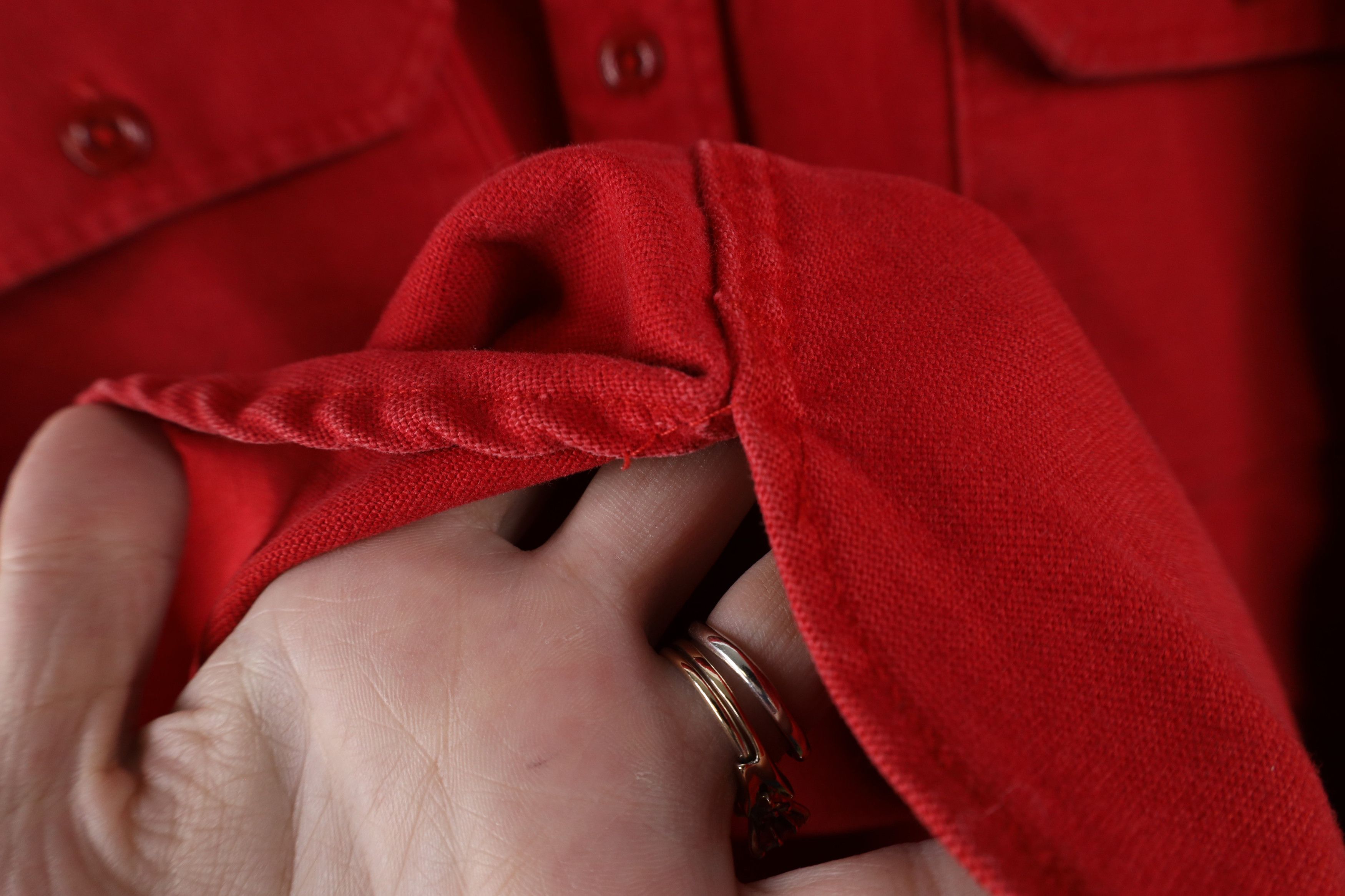 Vintage × Woolrich Woolen Mills Vintage 70s Woolrich Chamois Cloth Collared Button Shirt USA Size US XXL / EU 58 / 5 - 7 Thumbnail