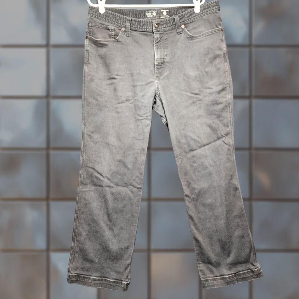 Mountain Hardwear VINTAGE Mountain Hardwear Jeans Mens 36x30 Black Straight Leg Cotton Blend Stretch Size US 36 / EU 52 - 1 Thumbnail