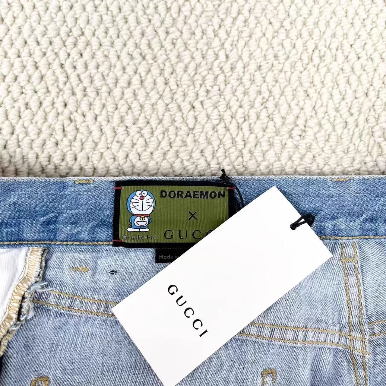Gucci 【Gucci x Doraemon】Gucci collaboration denim shorts Size 23" - 6 Thumbnail