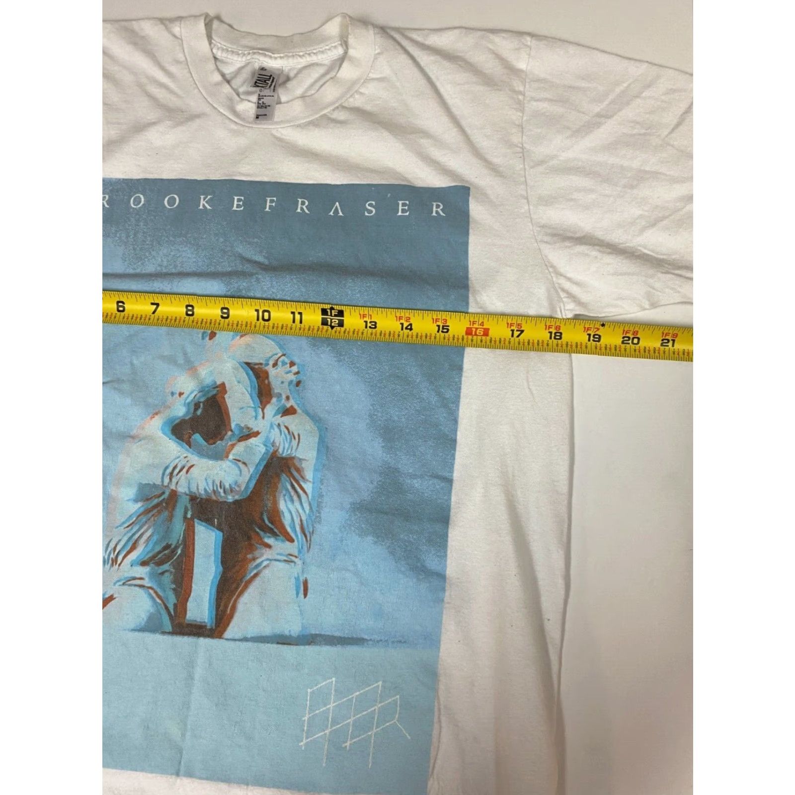 American Apparel American Apparel Mens T Shirt M Brooke Fraser White Crew Neck Short Sleeve Cotton Spandex Solid Logo Beers Classic Vintage No Size US M / EU 48-50 / 2 - 5 Thumbnail