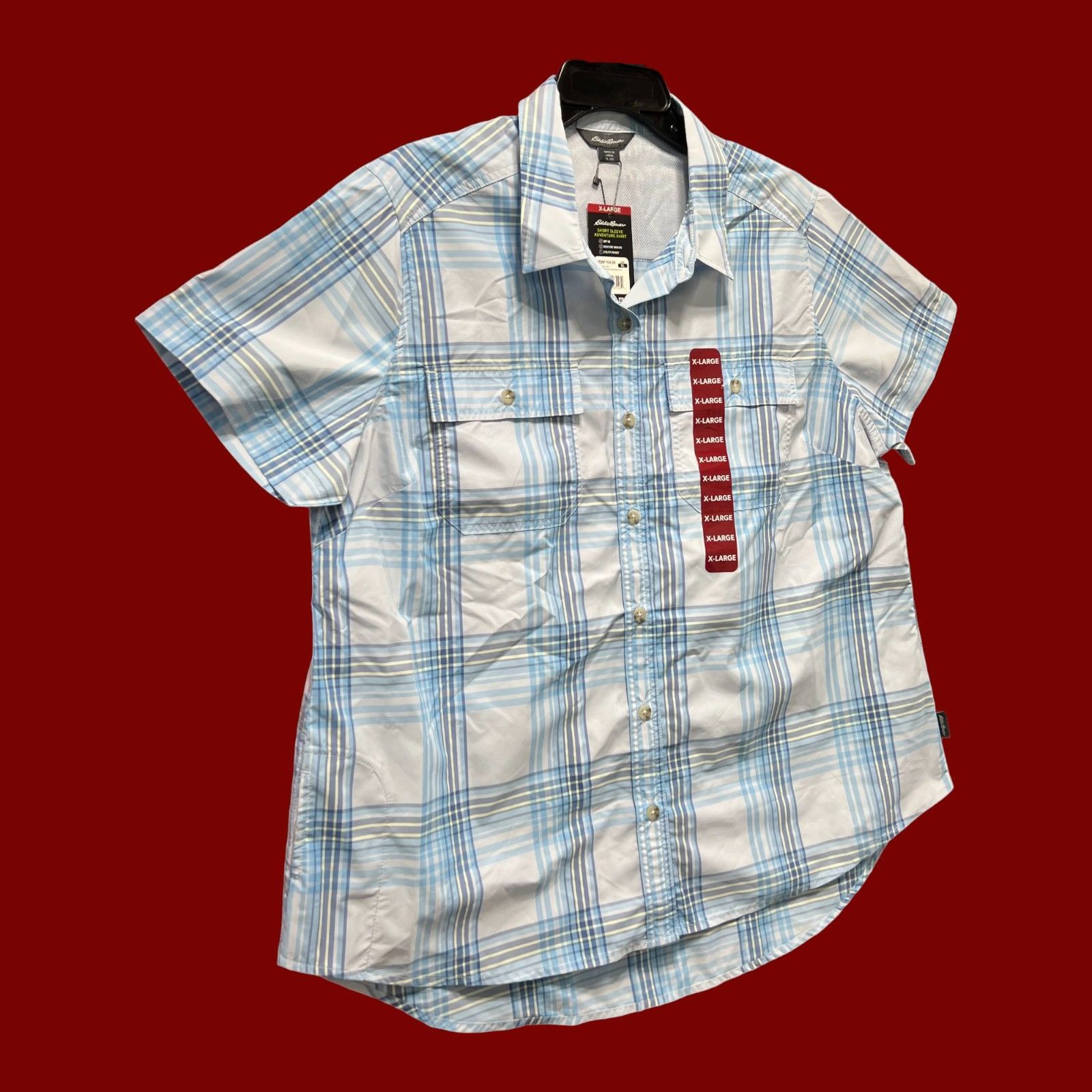 Other Eddie Bauer - Women's Moisture Wicking Short Sleeve Shirt - Size XL / US 12-14 / IT 48-50 - 17 Thumbnail