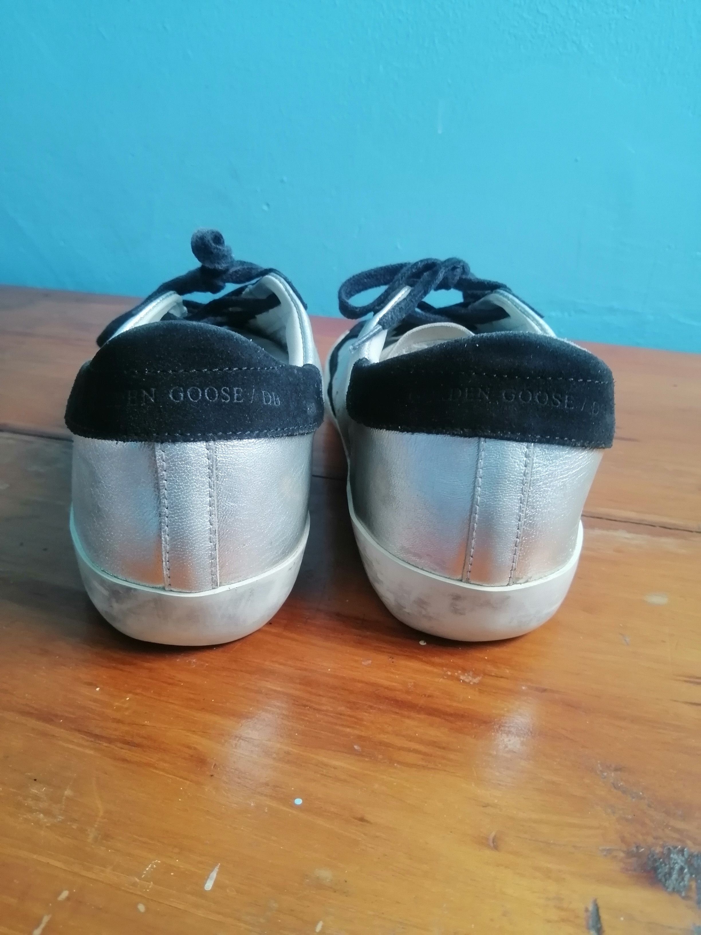 Golden Goose Silver Golden Goose Superstar Size US 5.5 / EU 38 - 8 Thumbnail