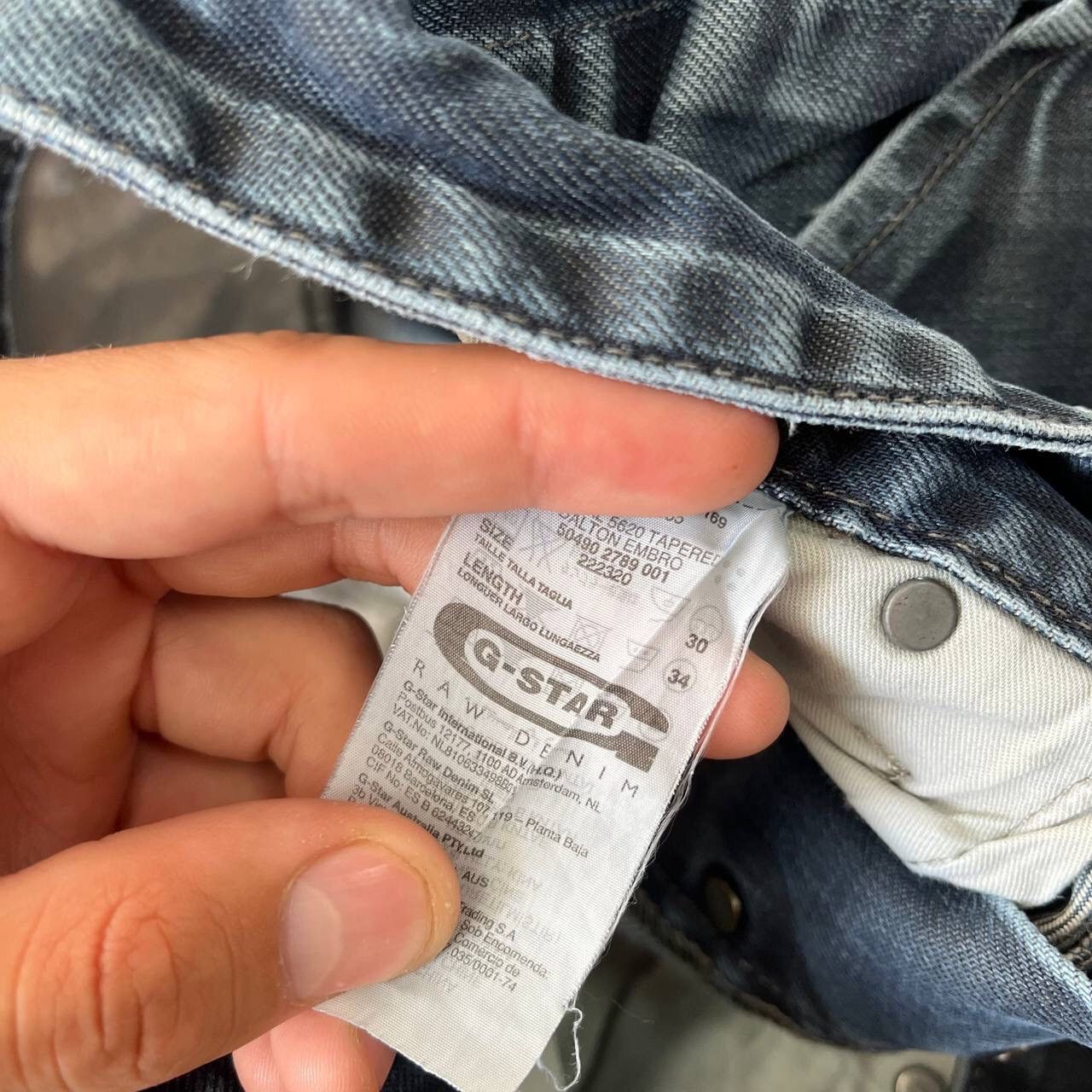 G-Star Vintage g-star big logo raw cargo multi pocket jeans y2k Size US 33 - 2 Thumbnail