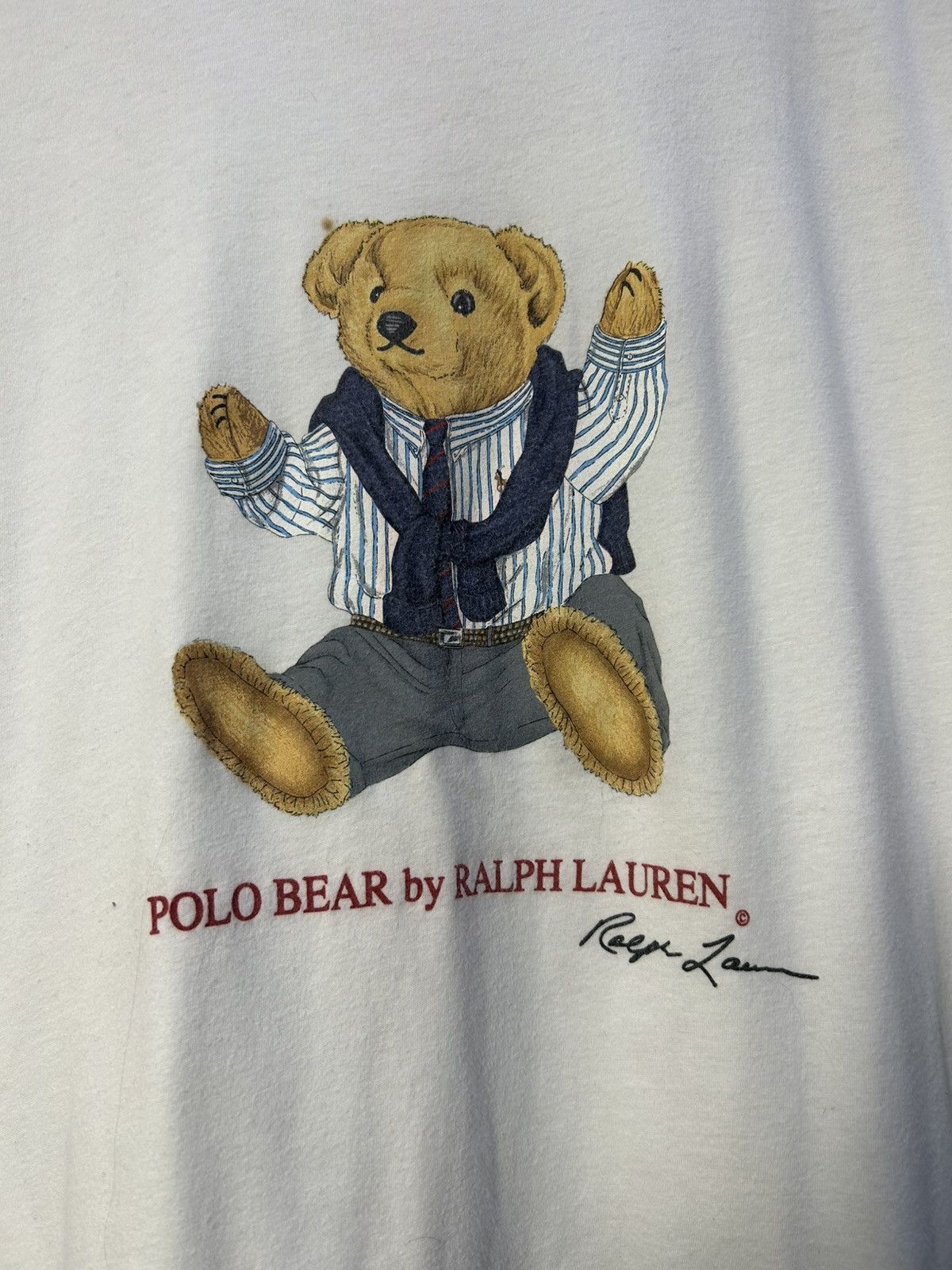 Polo Ralph Lauren Polo Bear Ralph Lauren Vintage Size US M / EU 48-50 / 2 - 2 Thumbnail