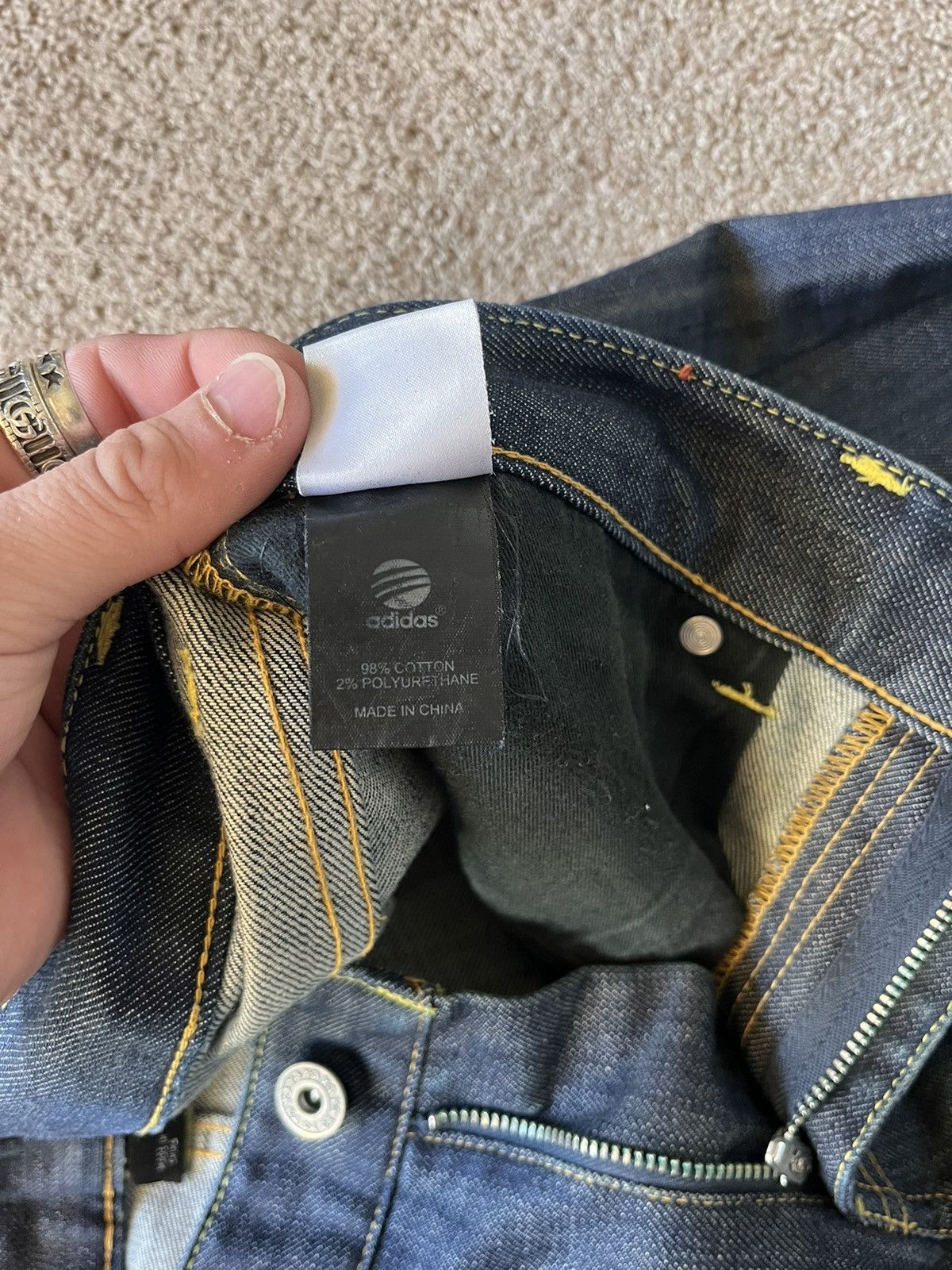 Adidas × Y-3 × Yohji Yamamoto SAMPLE Adidas Y-3 Yohji Yamamoto Denim Size 27" / US 4 / IT 40 - 5 Thumbnail