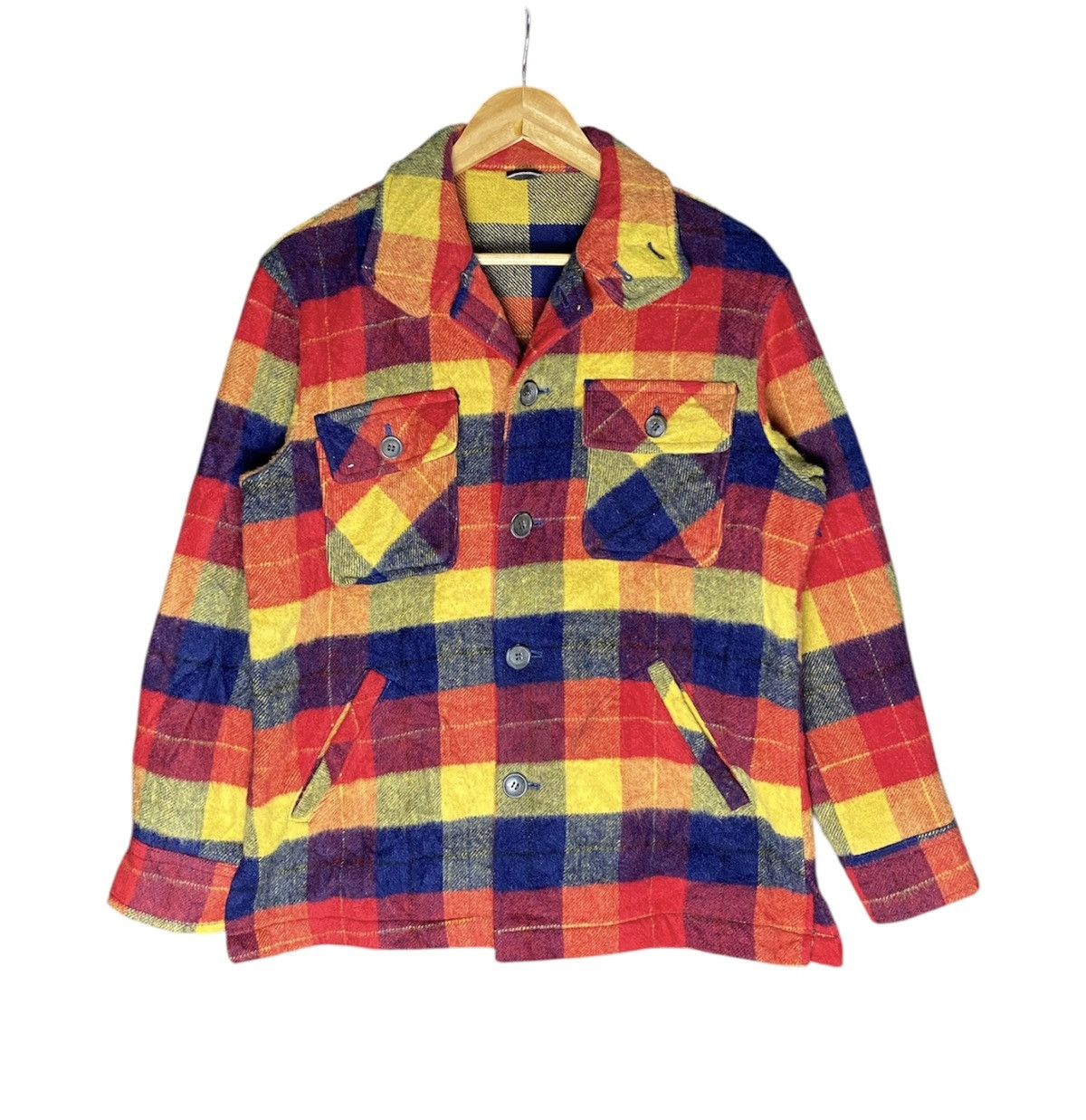 Japanese Brand Vintage Japanese Brand Flannel Button Up Shirt Size US M / EU 48-50 / 2 - 1 Thumbnail