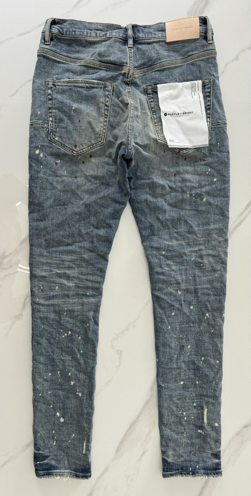 Purple P002 Vintage Spotted Indigo Size US 30 / EU 46 - 4 Thumbnail