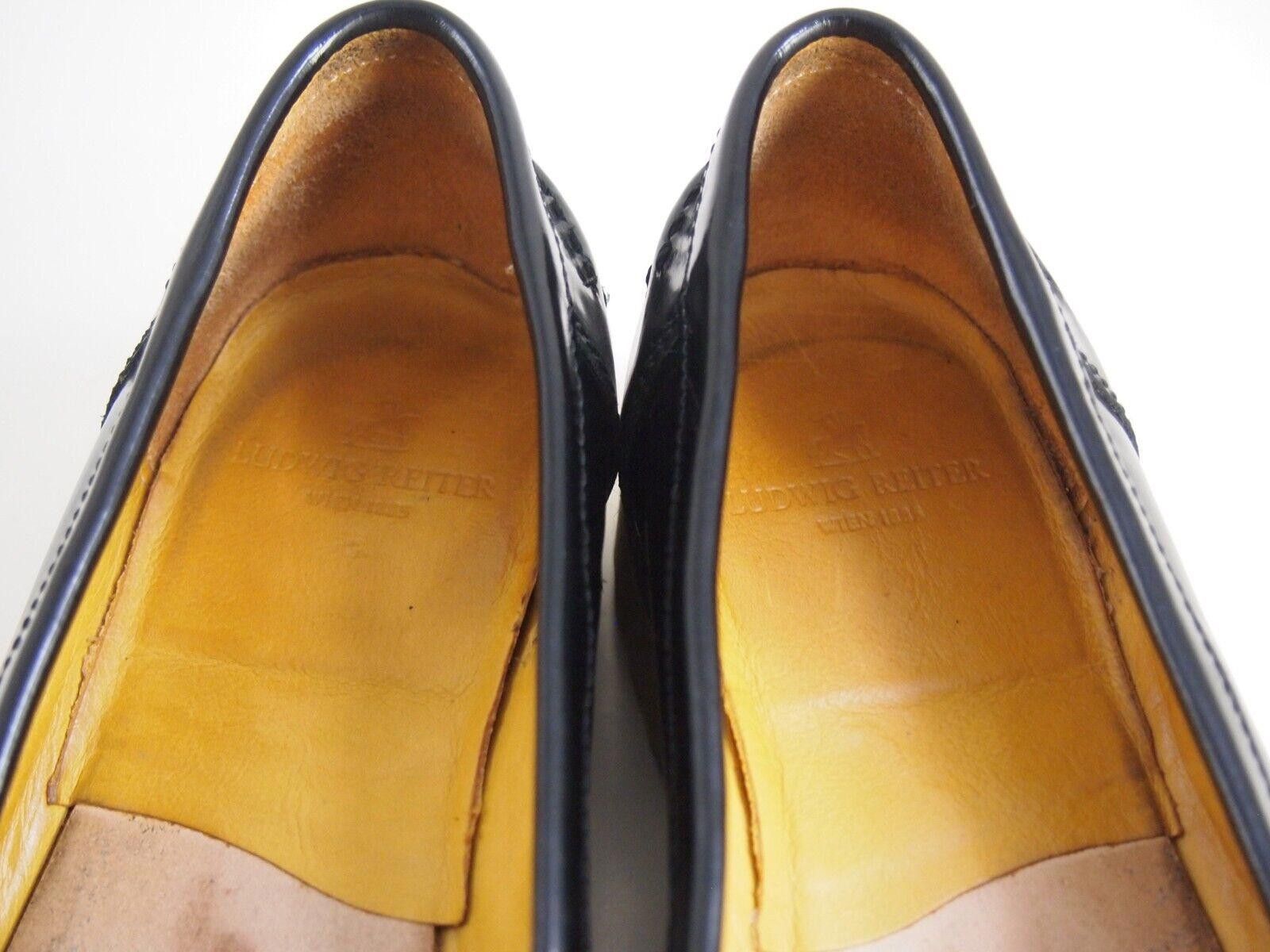 Ludwig Reiter Ludwig Reiter Penny Loafers Black Leather EU 38.5 US 8.5 Size US 8.5 / IT 38.5 - 4 Thumbnail