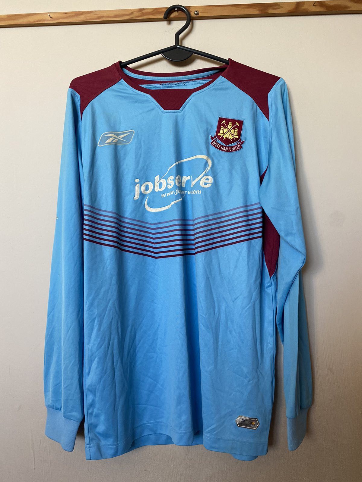 Reebok WEST HAM UNITED 2004 - 2005 Long Sleeve Reebok M/L - UNIQUE Size US L / EU 52-54 / 3 - 1 Thumbnail