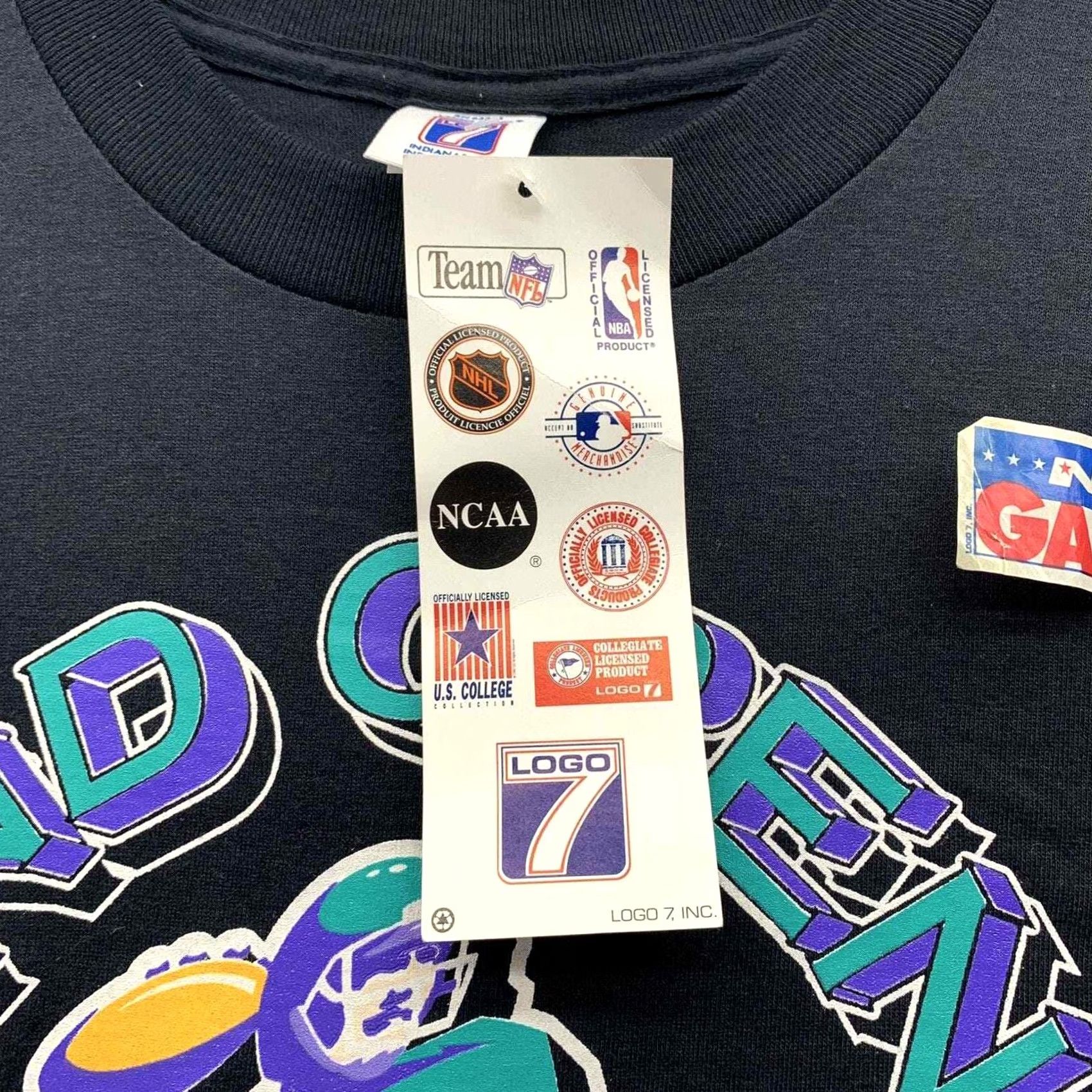 Logo 7 VINTAGE Logo 7 T-Shirt Mens Large Pro Football Hall Of Fame Opening Day 1995 90s Size US L / EU 52-54 / 3 - 7 Thumbnail