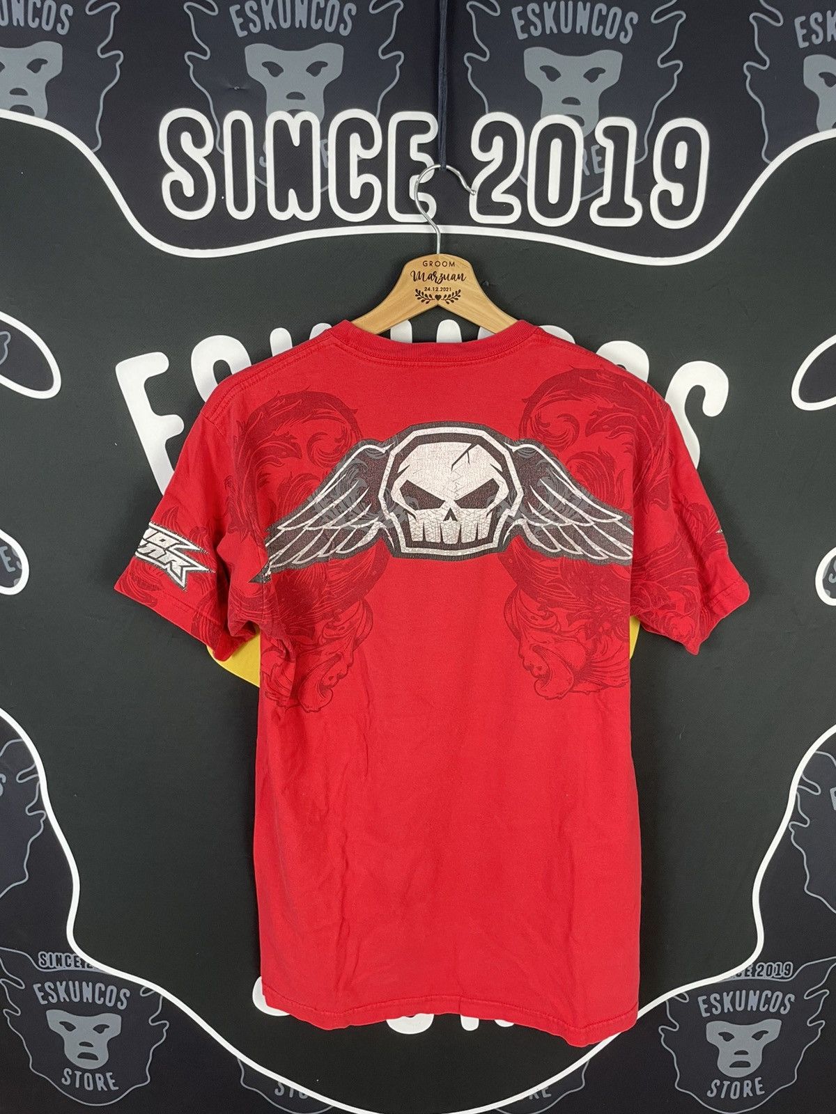 No Fear Vintage No Fear Skull Graphic Red Y2K Double Sided Skater Size US M / EU 48-50 / 2 - 3 Thumbnail