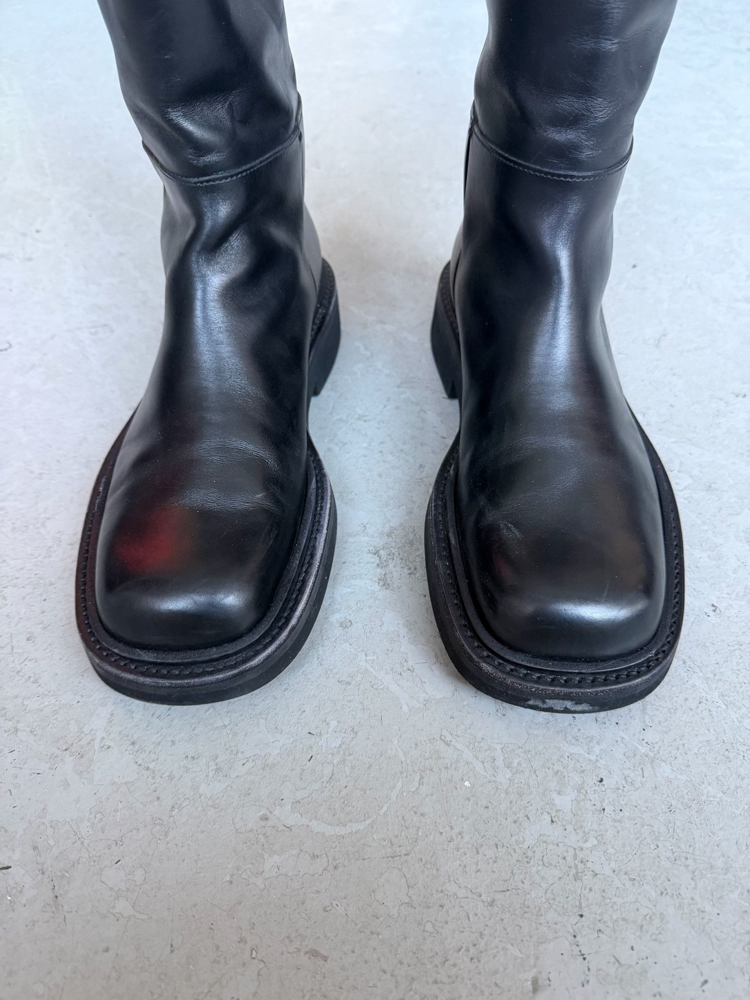 Prada Prada Leather Engineer Boots Size US 8.5 / EU 41-42 - 4 Thumbnail