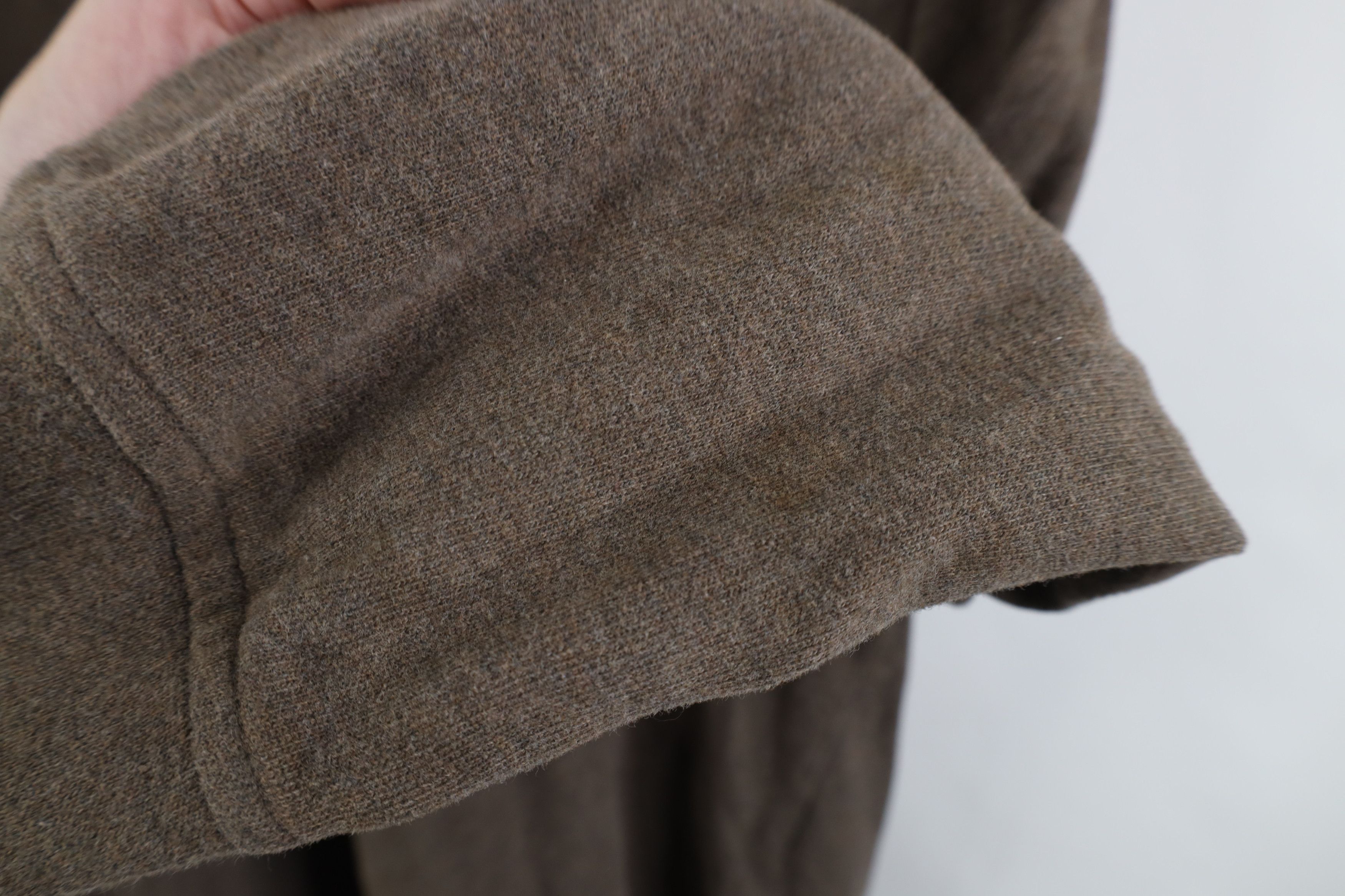 Eddie Bauer Vintage 90s Eddie Bauer Knit 1/4 Zip Collared Sweater Brown Size US M / EU 48-50 / 2 - 10 Thumbnail