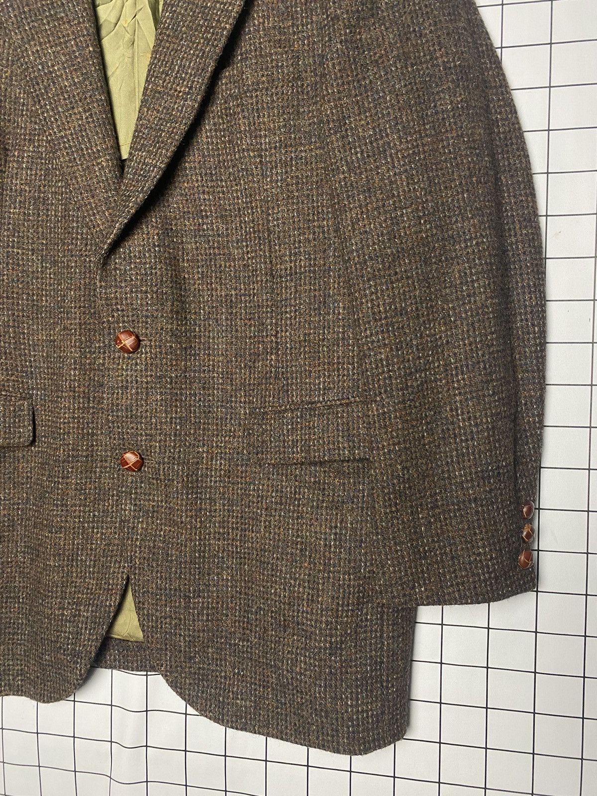 Harris Tweed Vintage Harris Tweed Pure Scottish Wool Blazer Size 40L - 5 Thumbnail