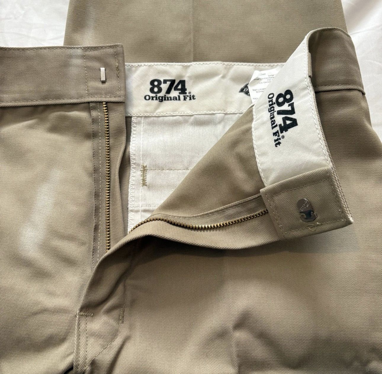 Dickies Dickies Original 874 Work Pants Khaki Wear Men’s 40X30 Chino Size US 40 / EU 56 - 4 Thumbnail