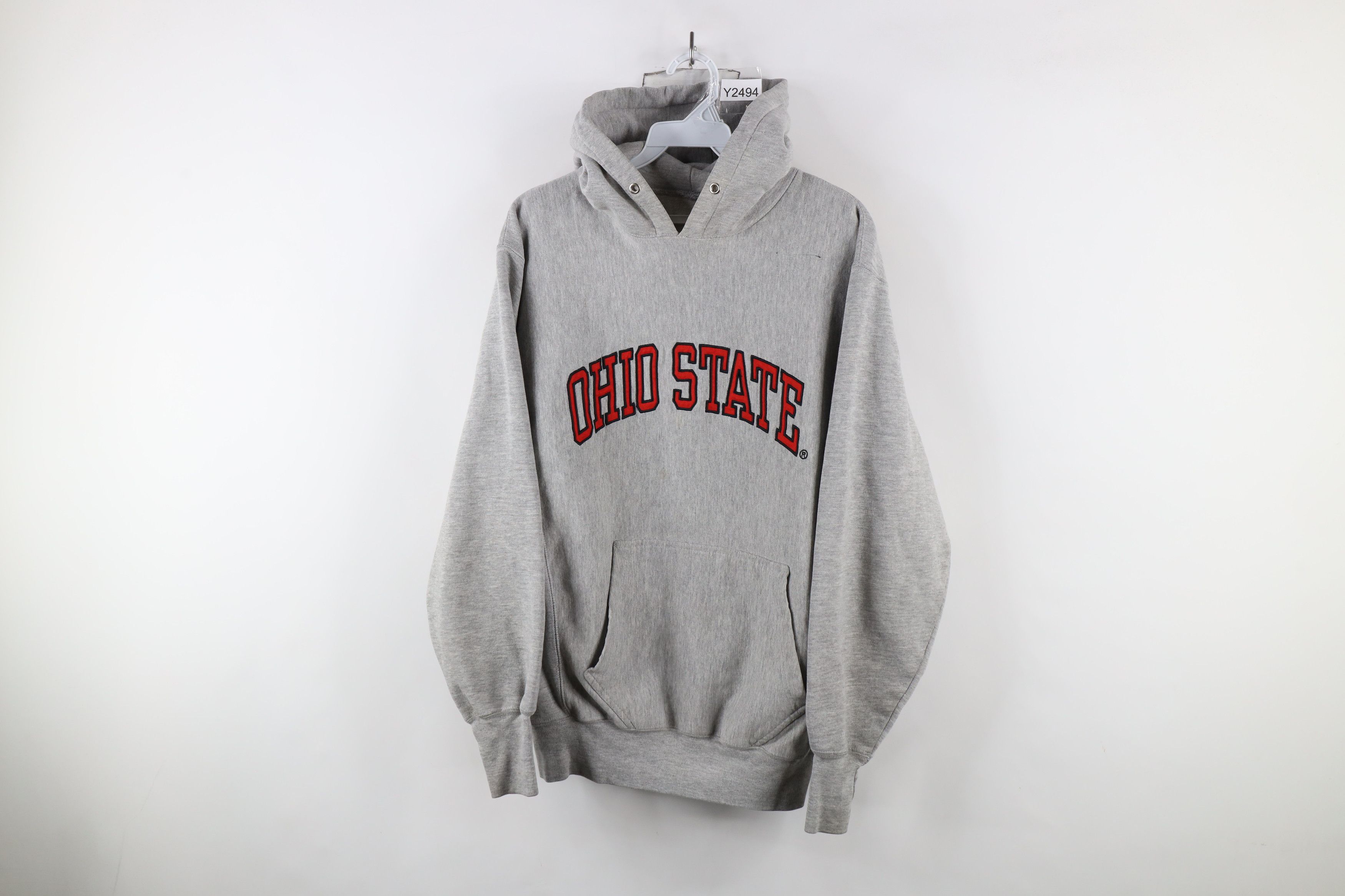 Vintage Vintage 90s Heavyweight State University Hoodie Sweatshirt Size US S / EU 44-46 / 1 - 1 Thumbnail
