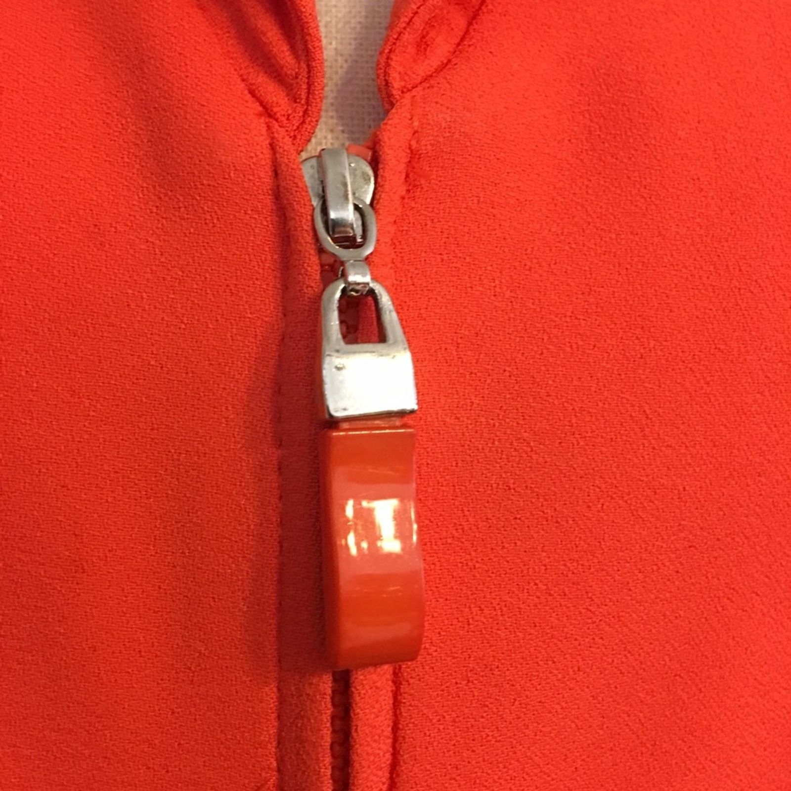 Vintage Lew Magram bright orange career skirt suit Size M / US 6-8 / IT 42-44 - 4 Thumbnail